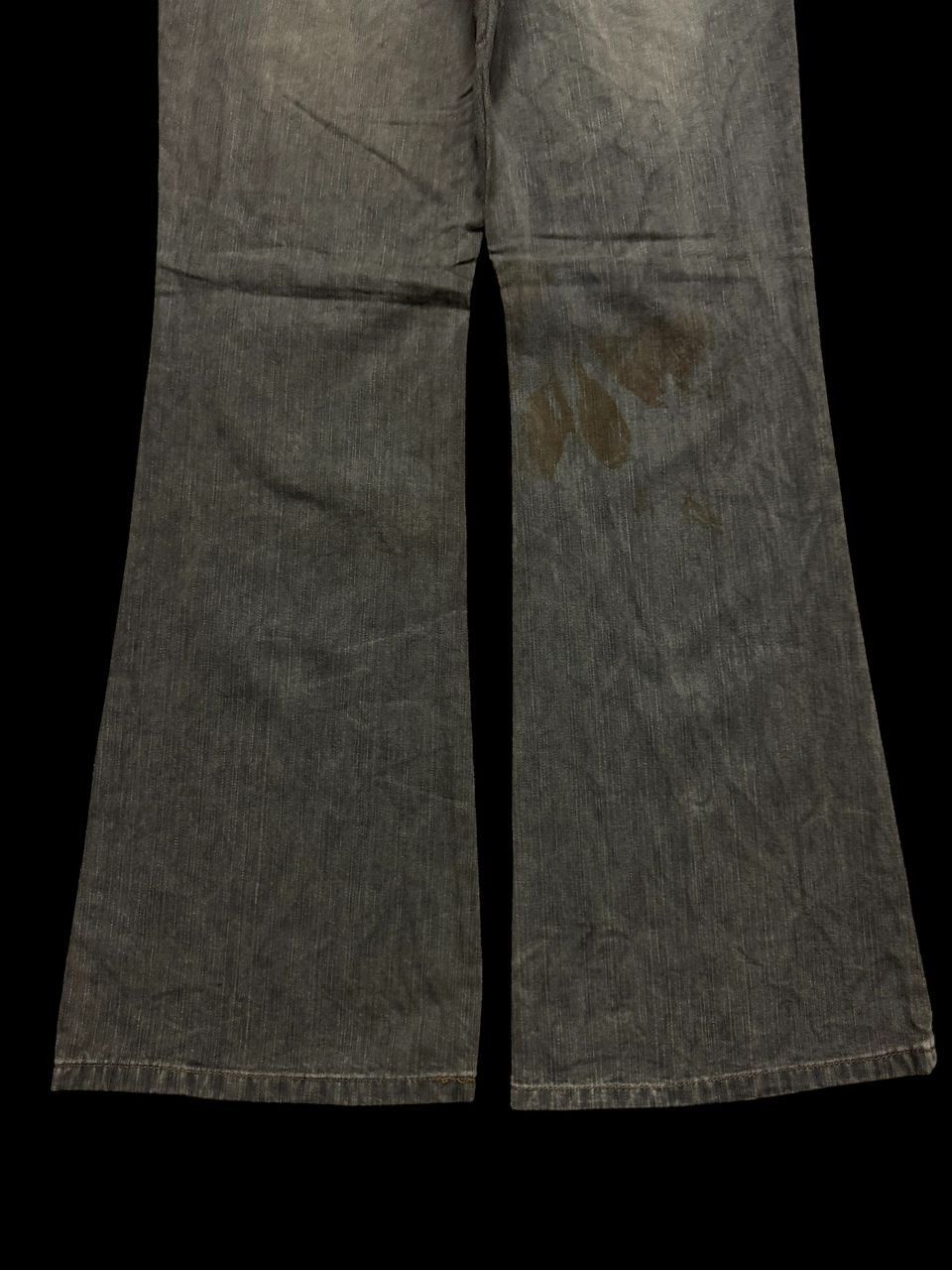 Japanese Brand FLARED Bell Bottom Vtg Japanese Insane Rusty Mudwash Size US 28 / EU 44 - 14 Thumbnail