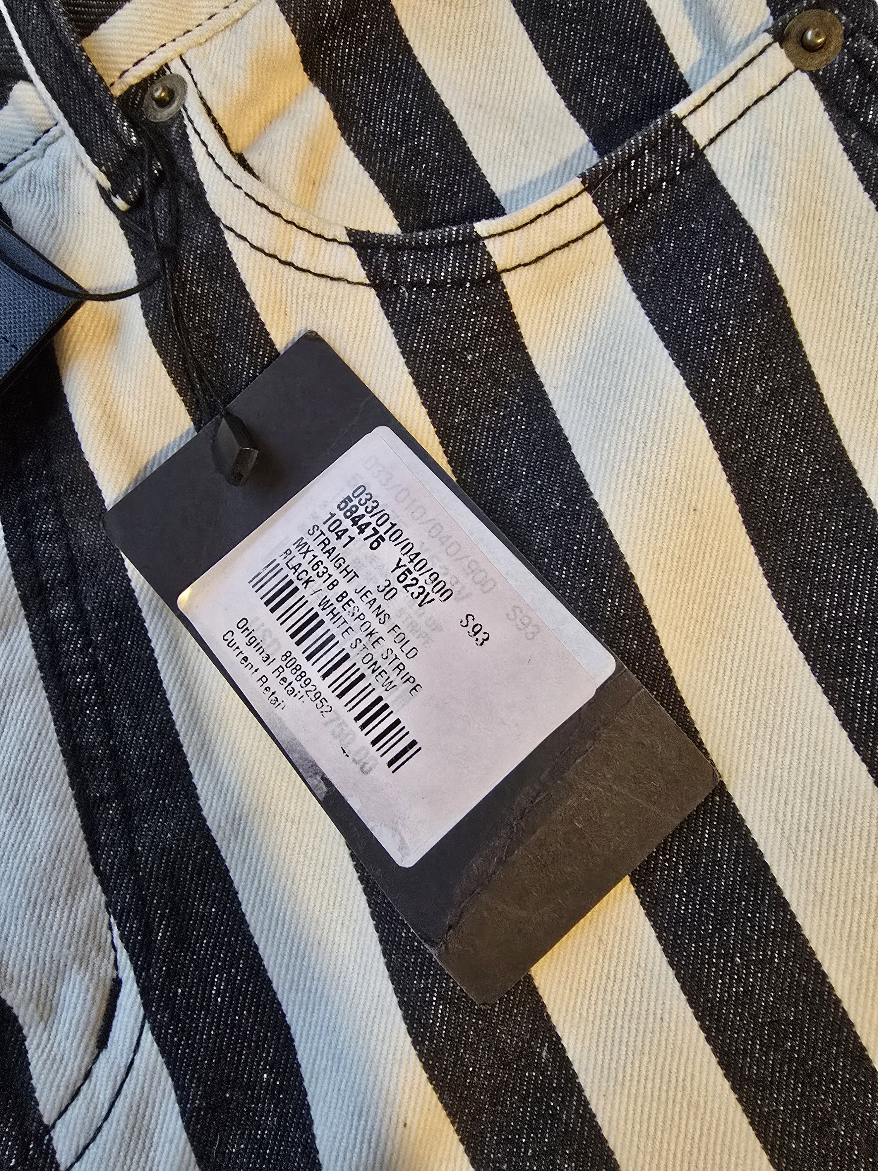 Saint Laurent Paris Saint Laurent striped prison pants brand new Size US 30 / EU 46 - 6 Thumbnail