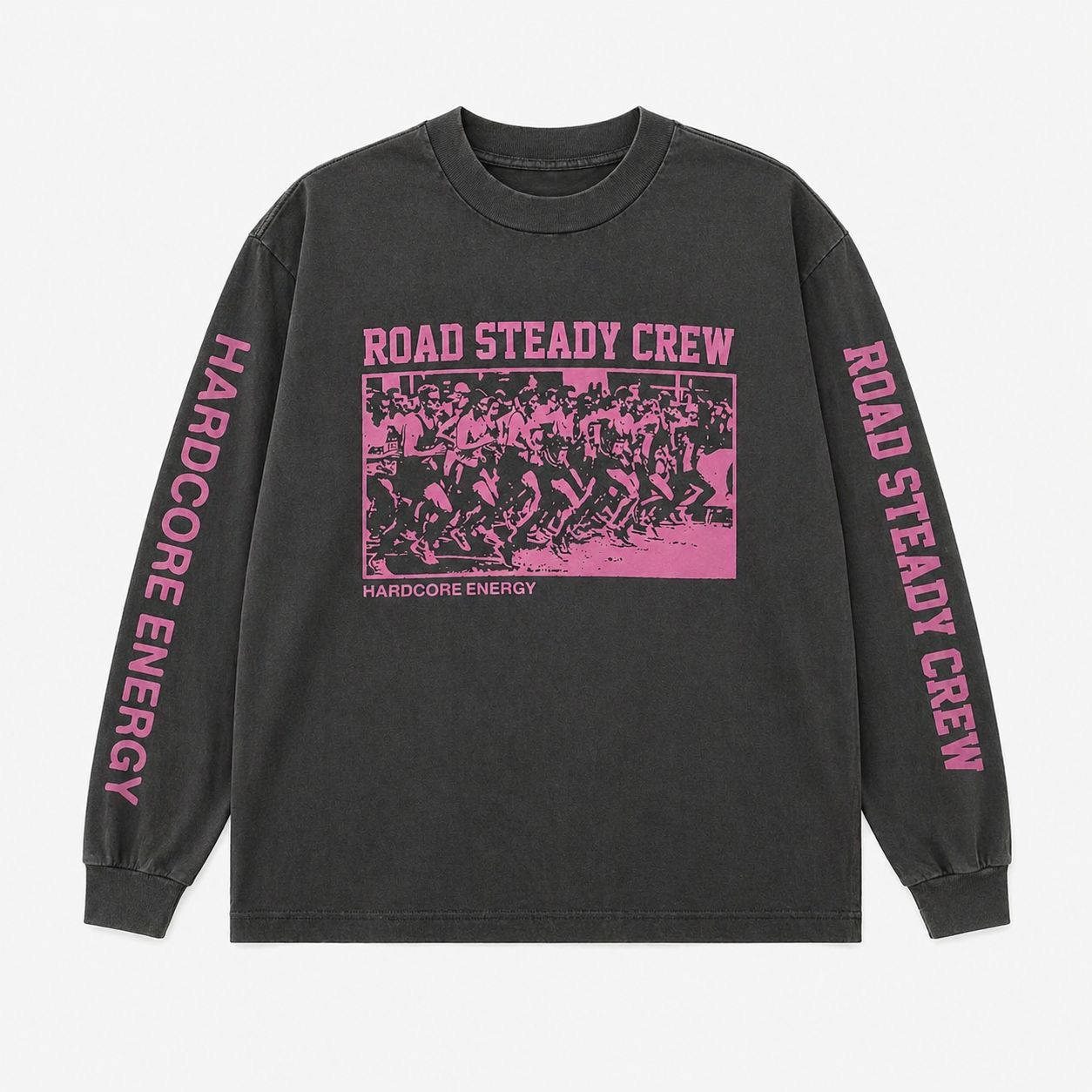 Vintage Clashcityrunners Road steady crew Long sleeve Size US L / EU 52-54 / 3 - 1 Thumbnail