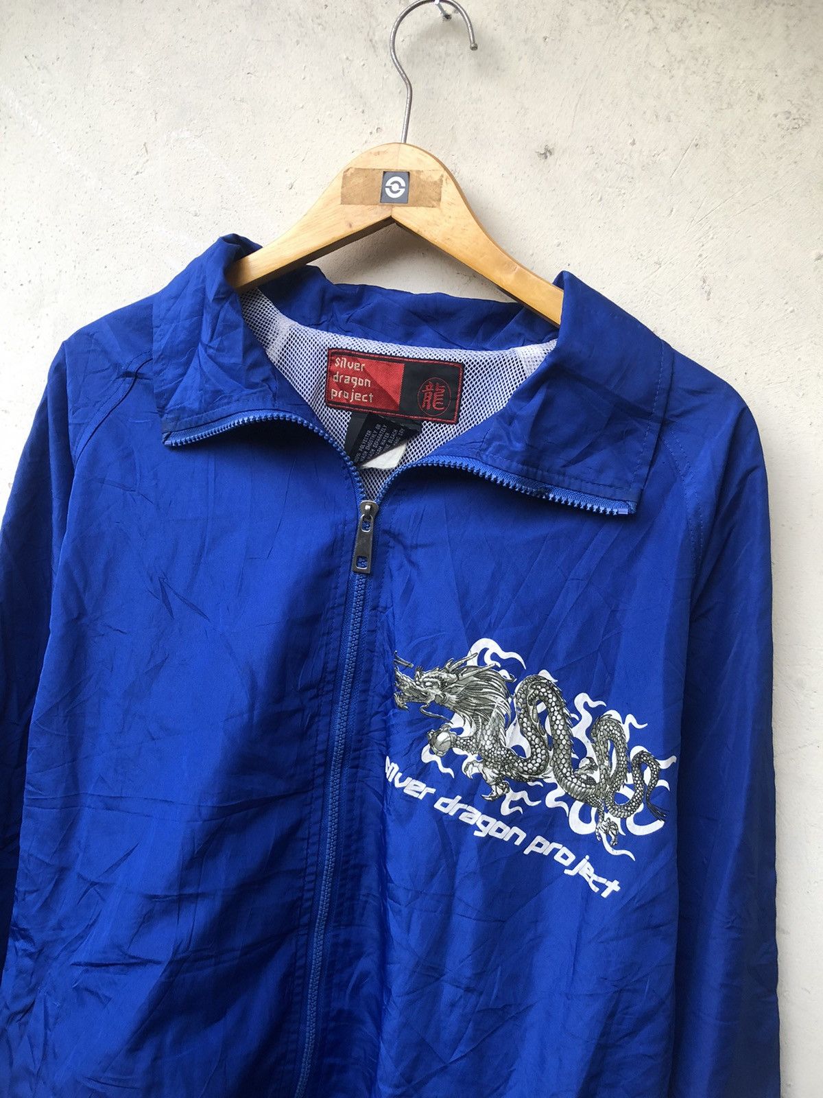 20471120 × If Six Was Nine × Japanese Brand Rare item Silver Dragon Project Big Logo Light Jacket Size US L / EU 52-54 / 3 - 4 Thumbnail