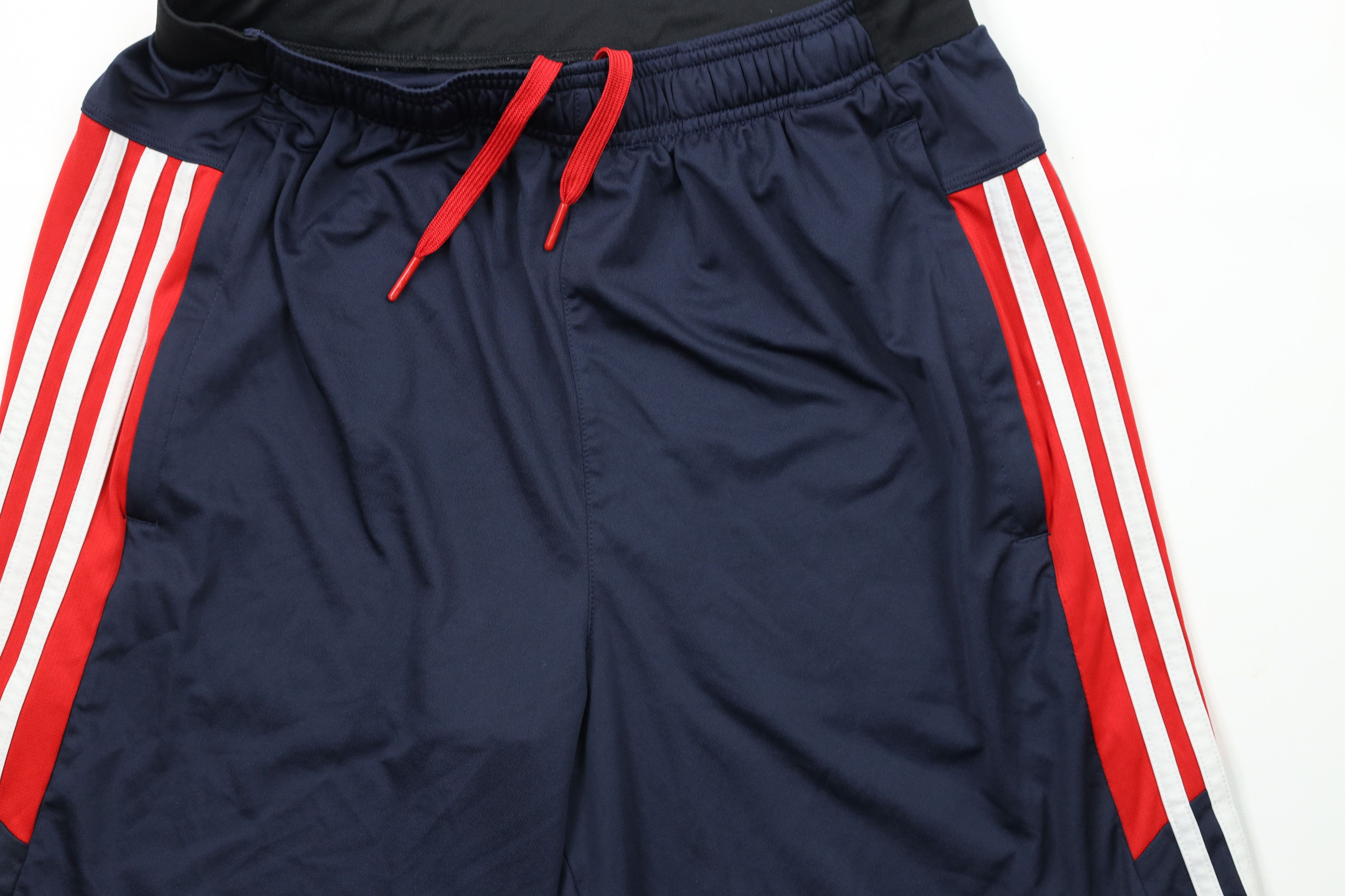 Adidas × Vintage Vintage Adidas Striped Running Jogging Soccer Shorts Blue Size US 32 / EU 48 - 3 Thumbnail