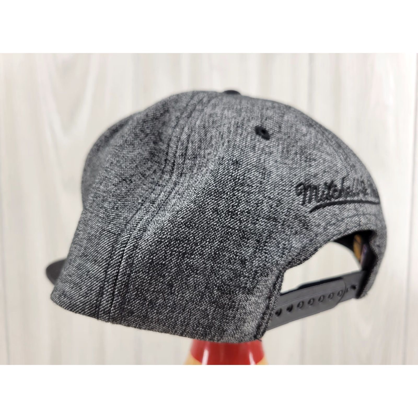 Mitchell & Ness Mitchell & Ness Golden State Warriors Gray Snapback Hat Basketball NBA Mens One Size Gray Snapback Warriors NBA Men Size ONE SIZE - 7 Thumbnail