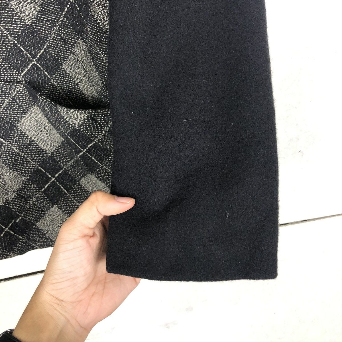 Japanese Brand 📌VINTAGE WORK WOOL JACKET LINEA FRESCA ISSEY MIYAKE Size US M / EU 48-50 / 2 - 16 Thumbnail