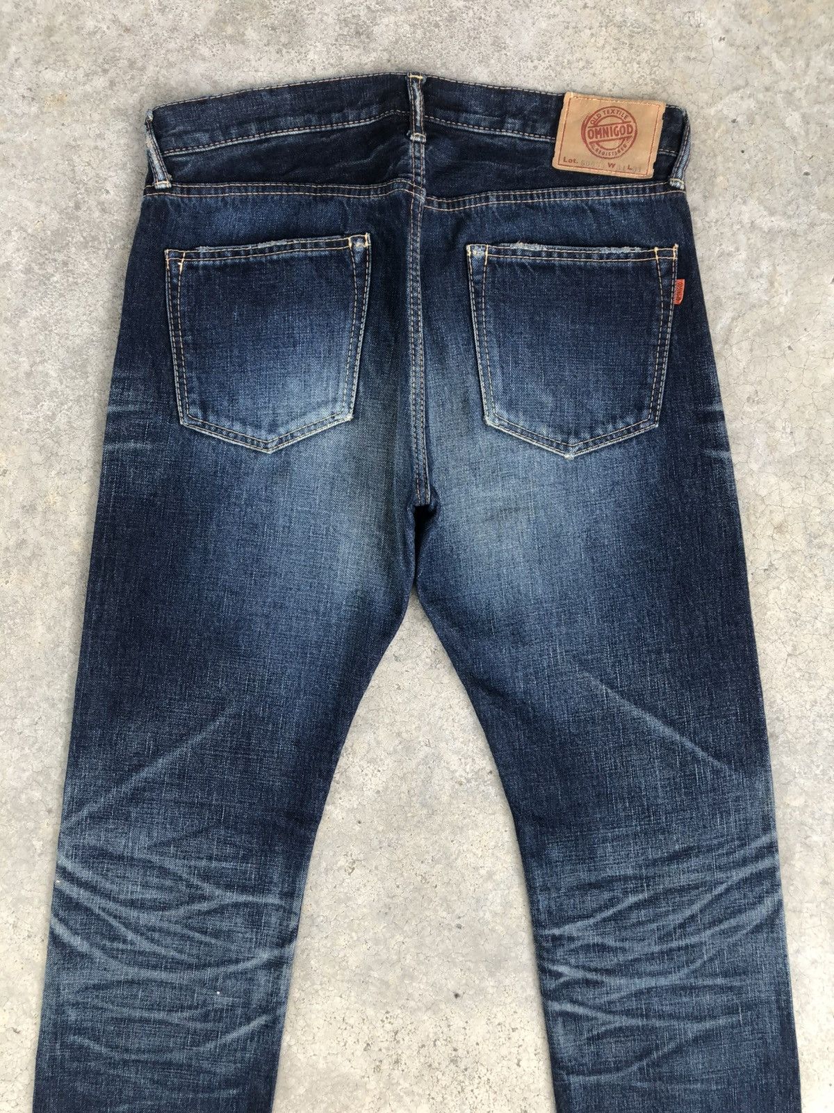 OMNIGOD Japanese OMNIGOD 50053 Distressed Jeans Selvedge Jeans Size US 32 / EU 48 - 8 Thumbnail