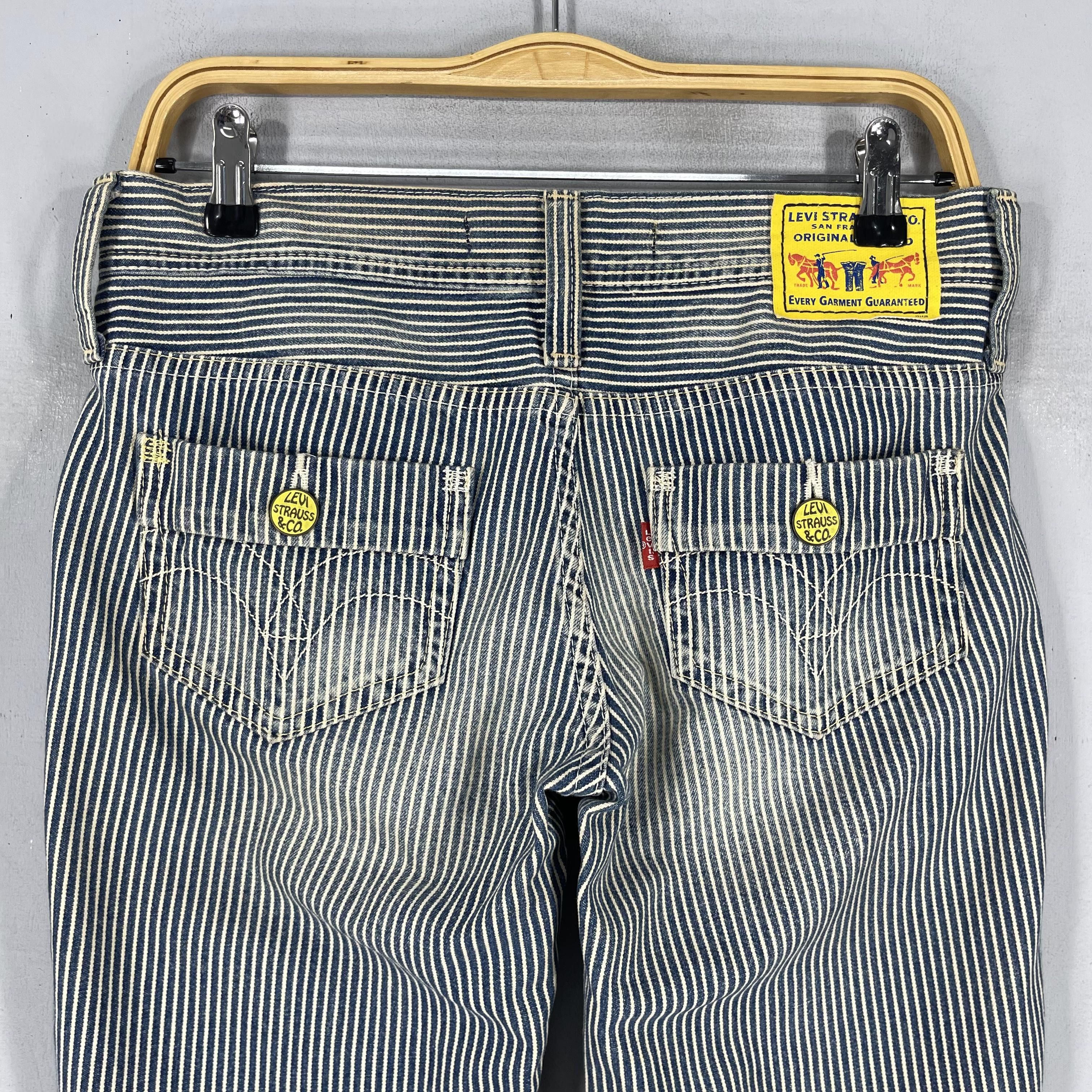 Jean × Levi's × Vintage W31 L32 Vintage Distressed Levis Hickory Stripes Pants Size 31" - 10 Thumbnail