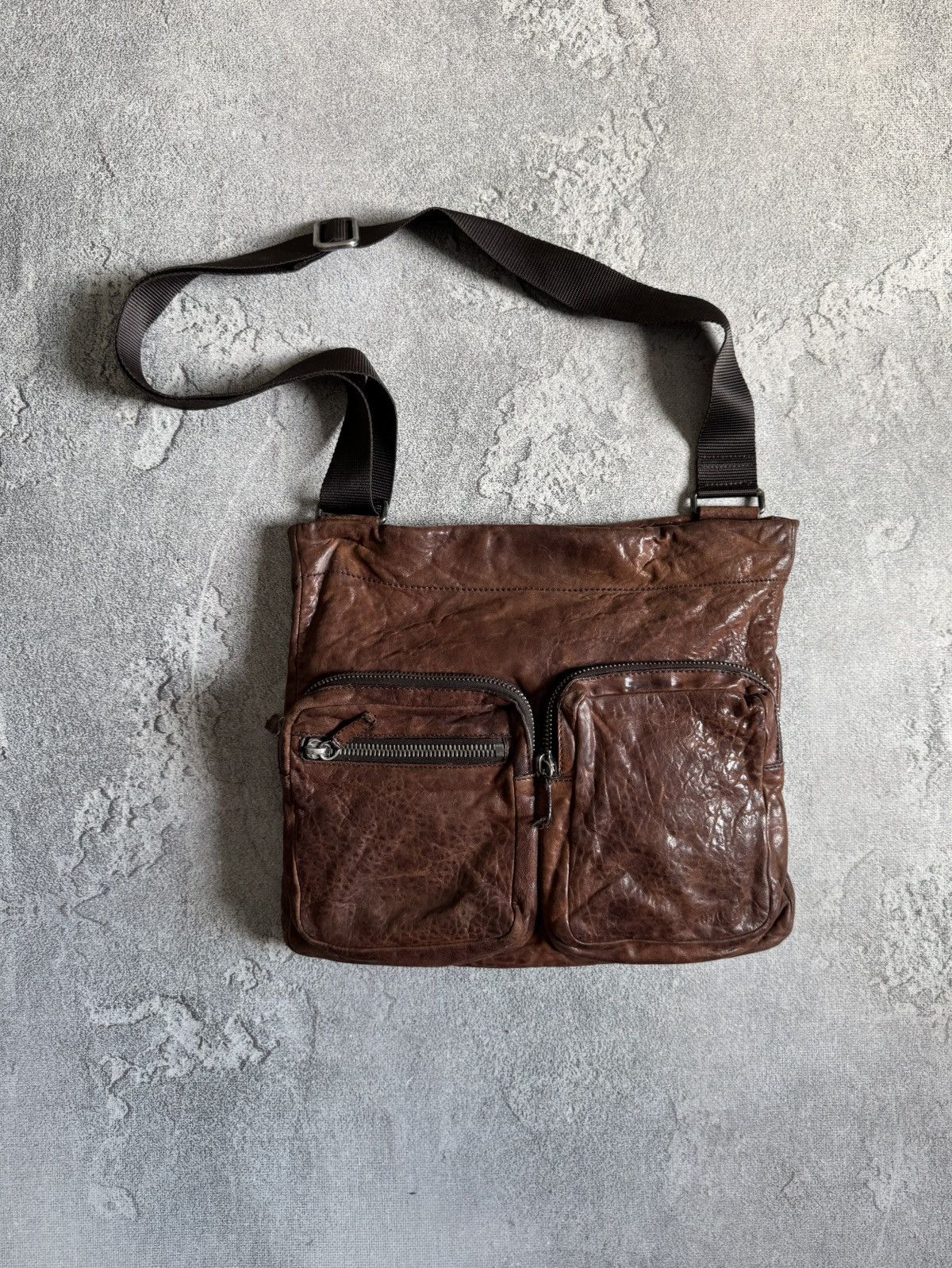 Miu Miu Vintage Miu Miu Leather Crossbody Messenger Shoulder Bag Size ONE SIZE - 1 Thumbnail