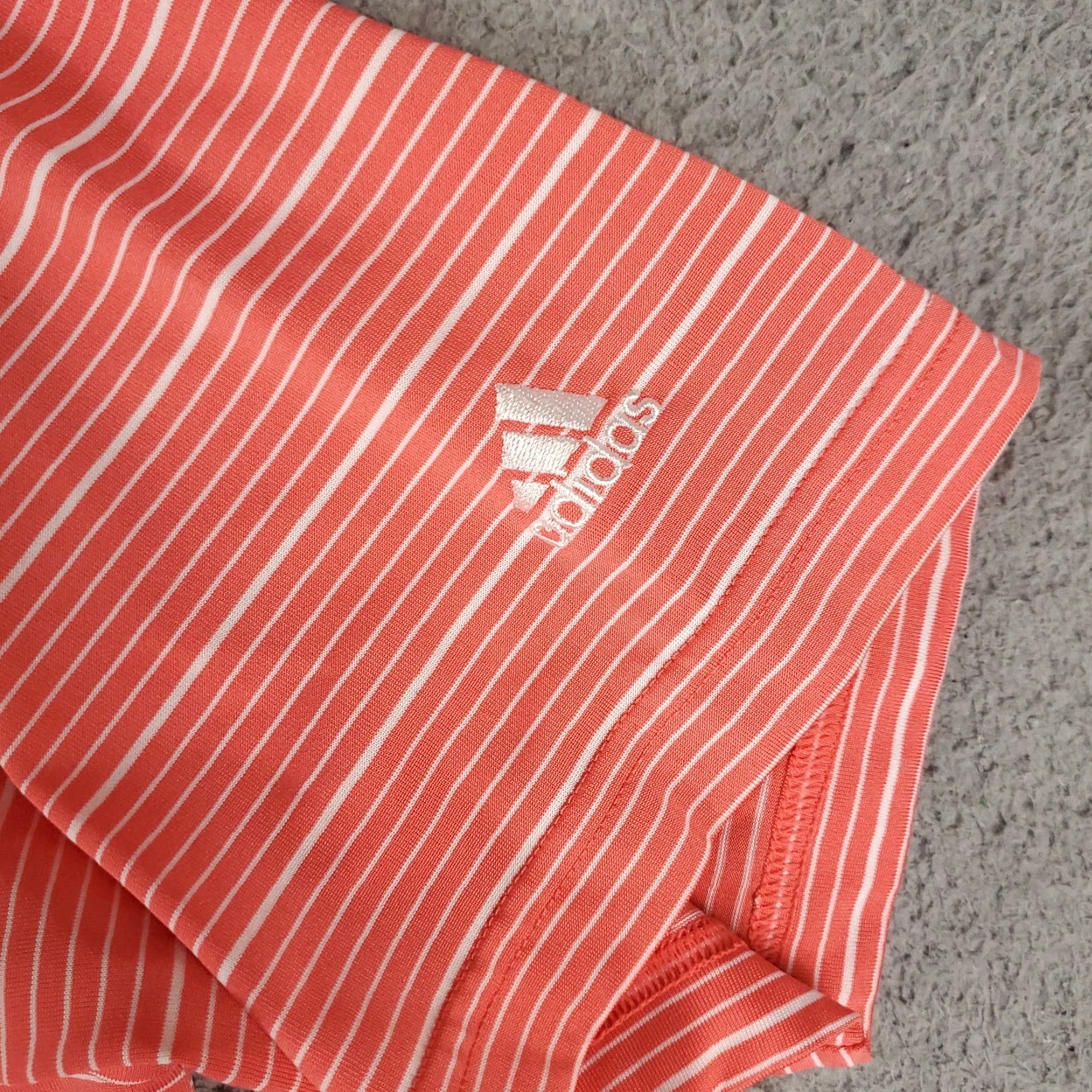Adidas Adidas Polo Shirt Mens XL Pink Striped Golf Short Sleeve Polo Shirt XL Mens Pink Adidas Striped Polo Short Sleeve Golf Shirt Size US XL / EU 56 / 4 - 5 Thumbnail