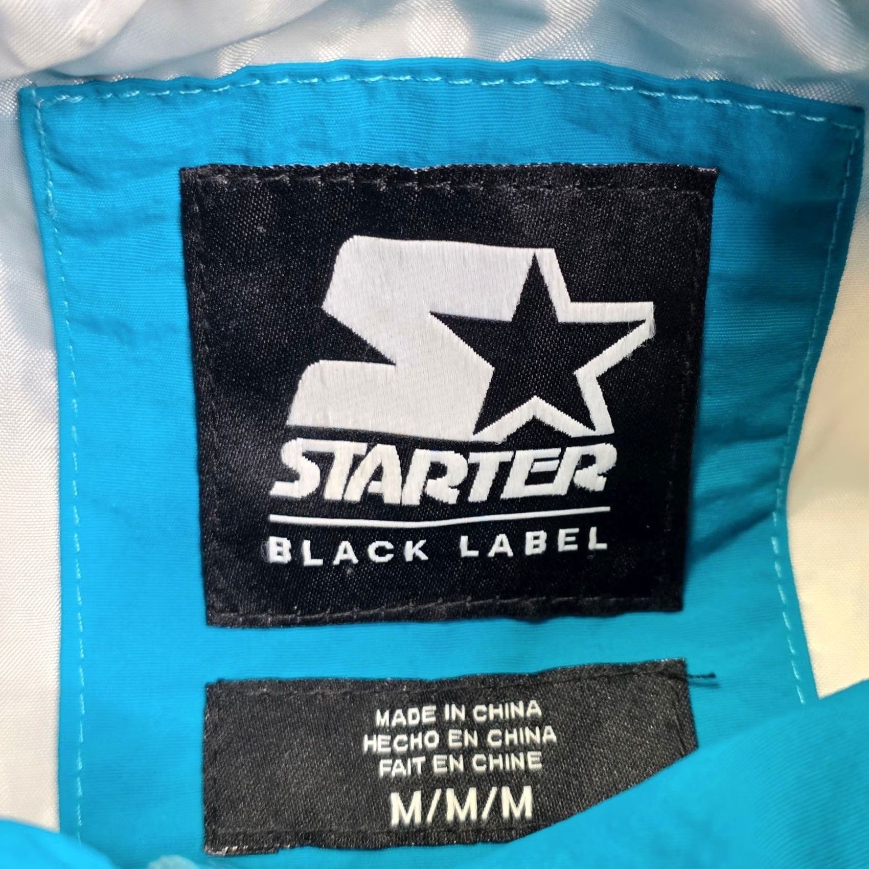 Starter VINTAGE Starter Suit M Blue Pardon Take Black Label Barstool Track Teal Retro Size Size 40R - 6 Thumbnail