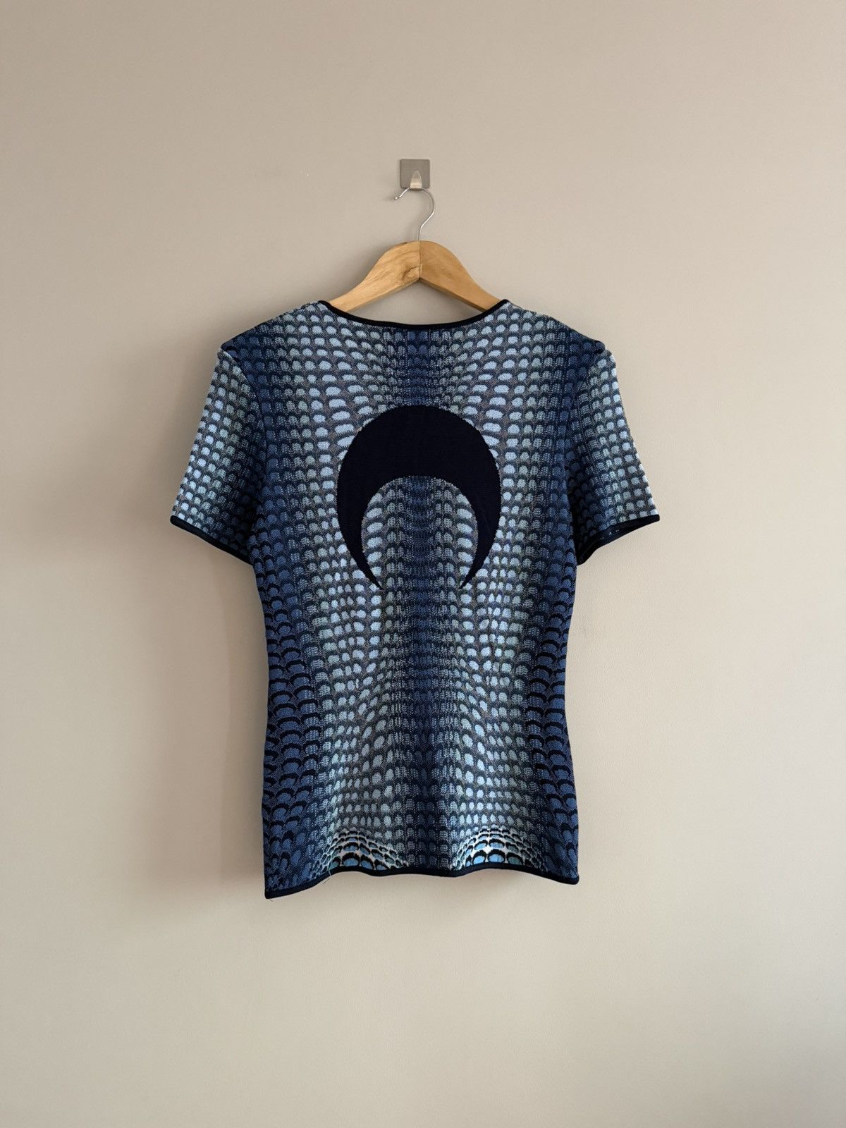Marine Serre Marine Serre Gold Line Moon Jacquard Knit Tee Size M / US 6-8 / IT 42-44 - 7 Thumbnail
