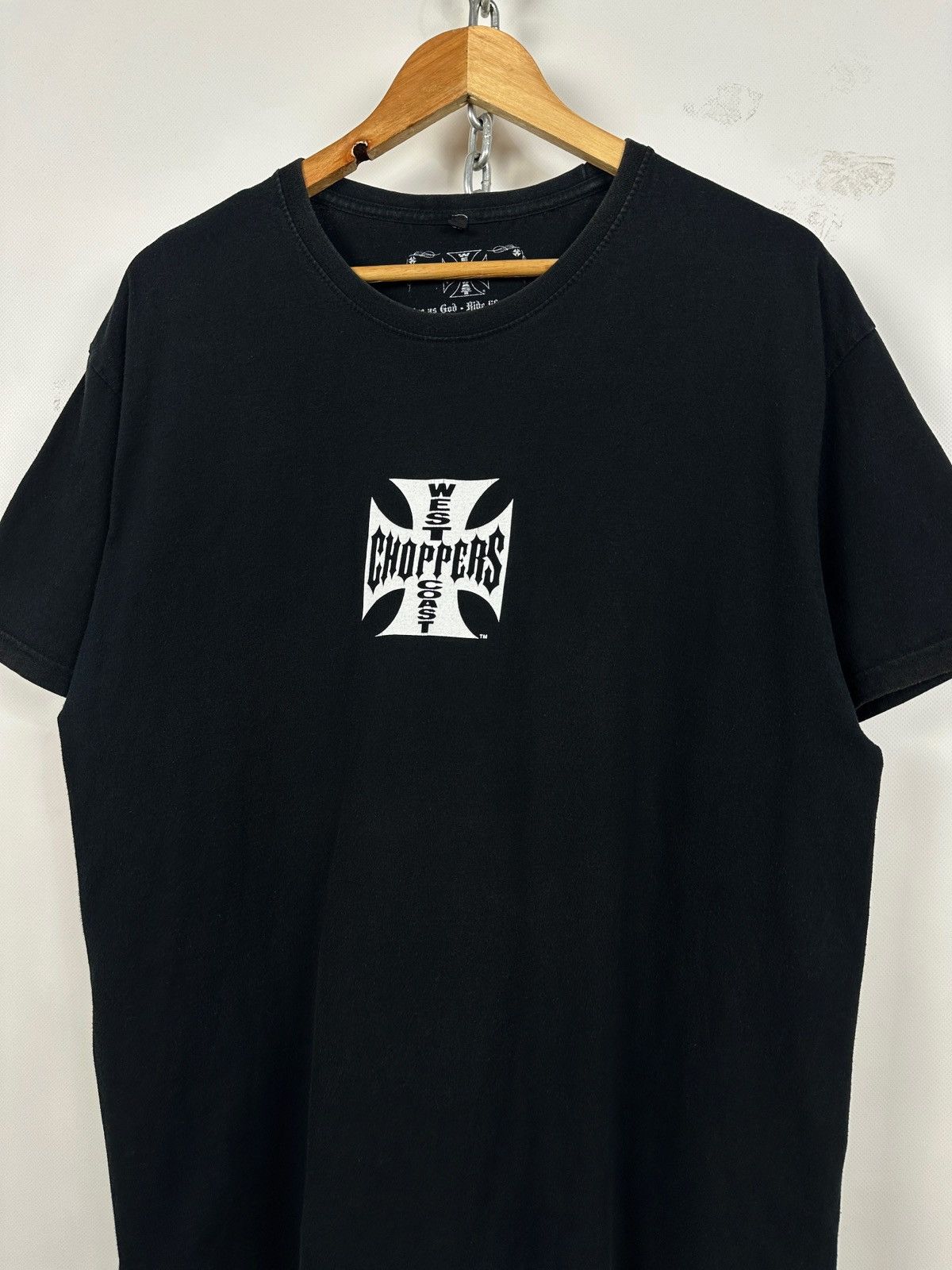West Coast Choppers Vintage West Coast Choppers Faded Black T-Shirt Paul Walker Size US XL / EU 56 / 4 - 12 Thumbnail