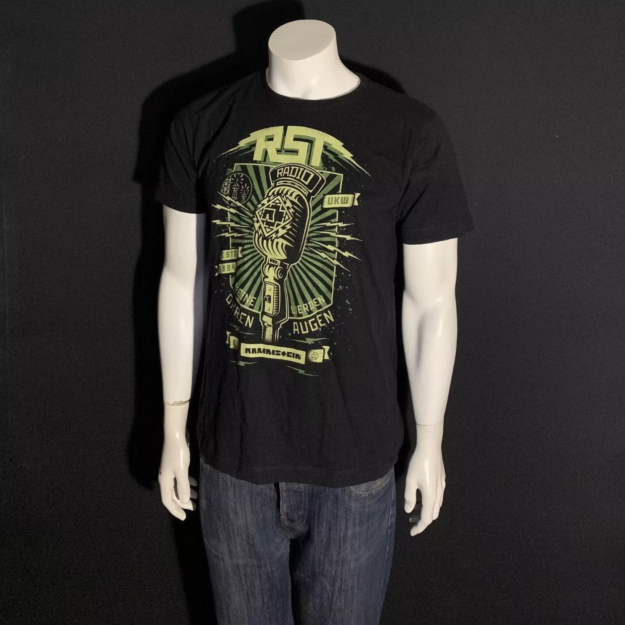 Band Tees × Vintage Rammstein merch t-shirt RST radio 1994 Size M Medium Size US M / EU 48-50 / 2 - 1 Thumbnail