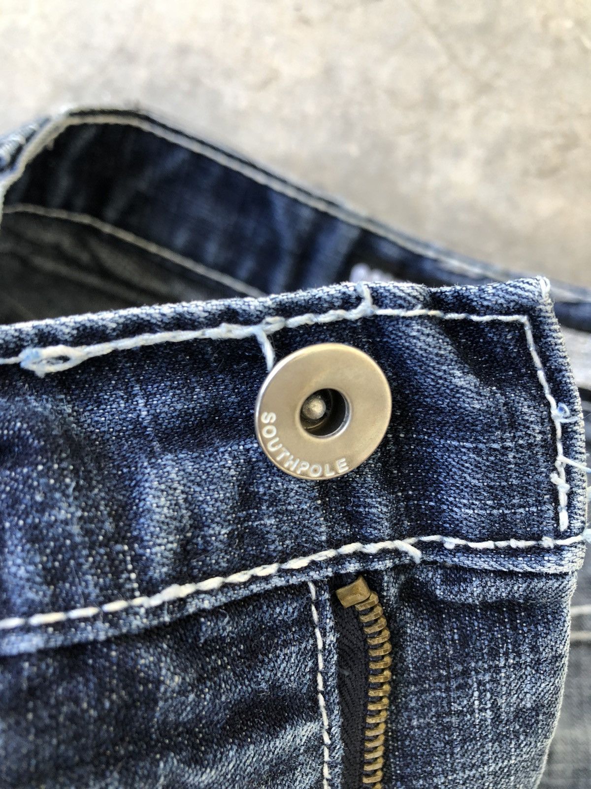 Southpole Southpole Y2K Horizontal Printed Denim Pants Size US 30 / EU 46 - 14 Thumbnail