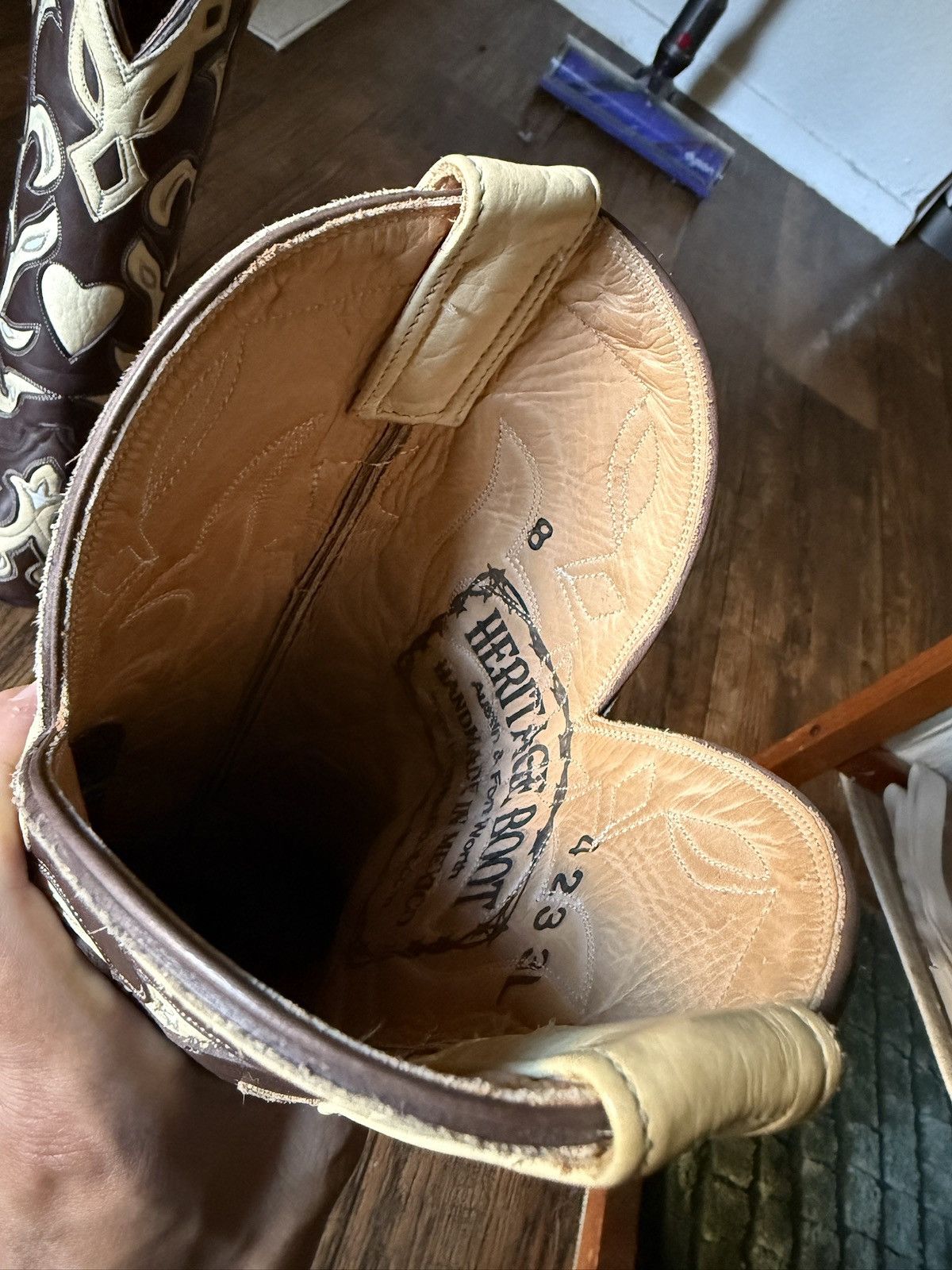 Other Heritage Boot Co. Inlay Cowgirl Boots Women’s Size 8 Size US 8 / IT 38 - 4 Thumbnail