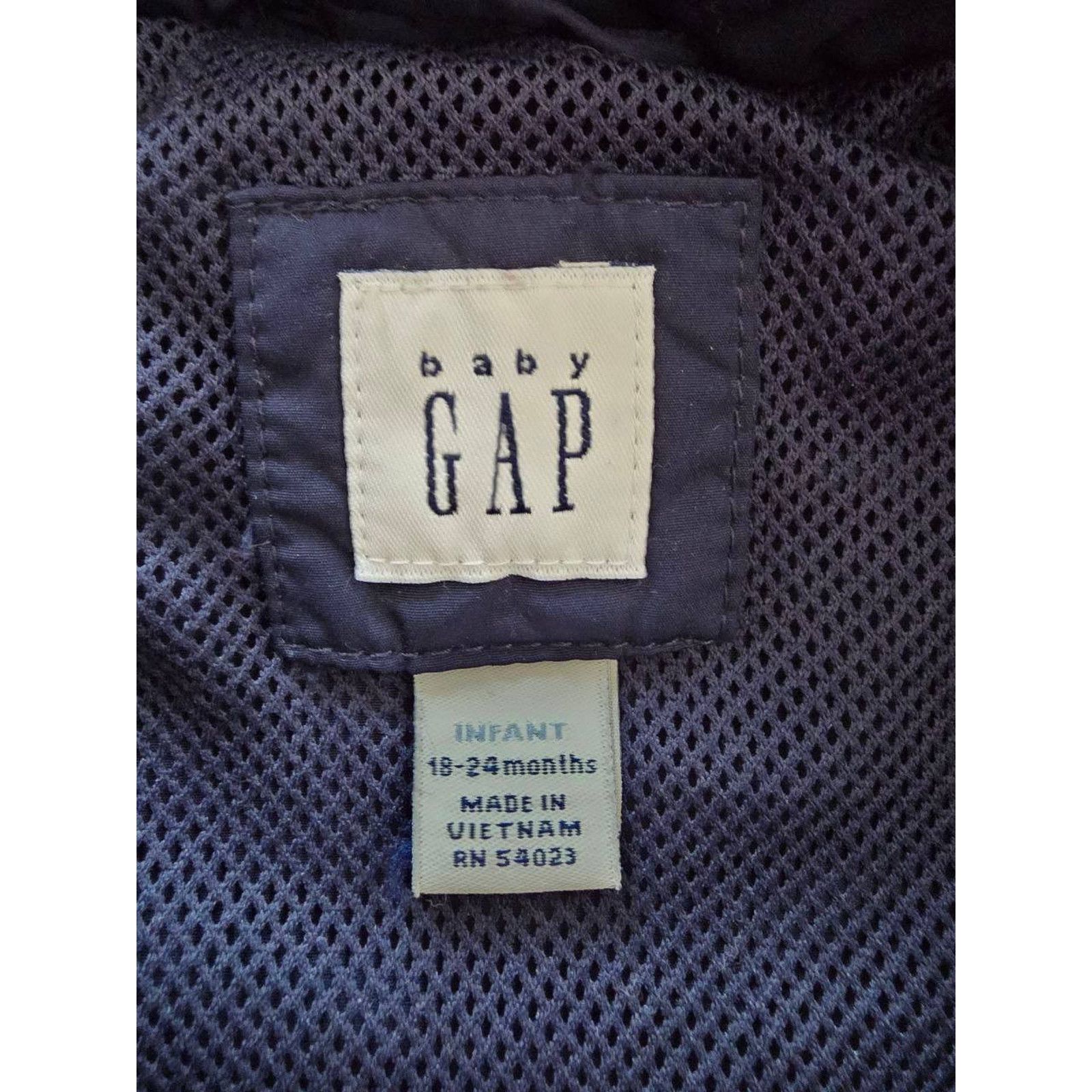 Gap Gap baby Coat Toddler Boys 18-24 m Jacket Hood Blue A001825 Size ONE SIZE - 3 Thumbnail