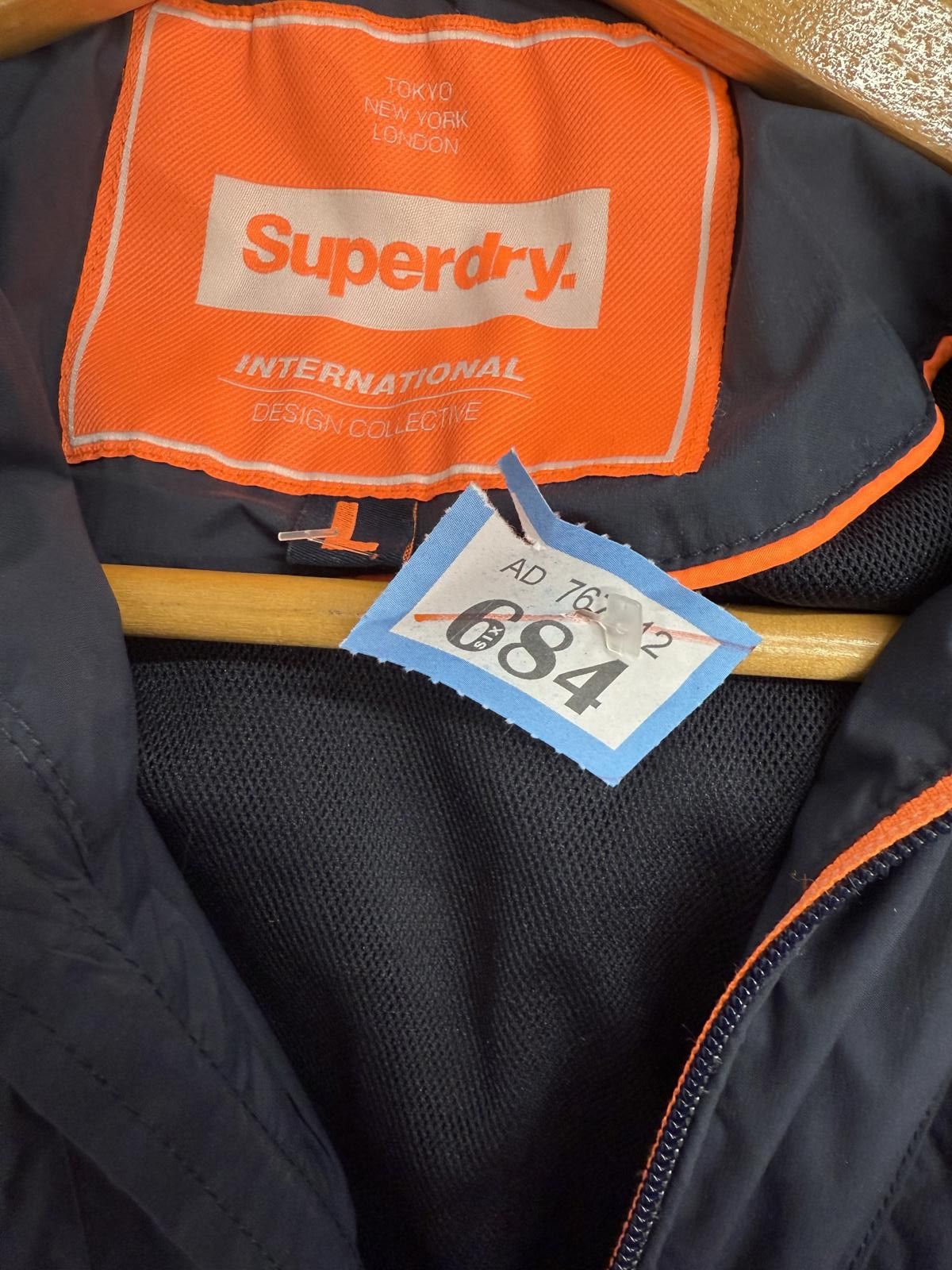 Superdry Superdry Lightweight Navy Jacket Size L Size US L / EU 52-54 / 3 - 2 Thumbnail