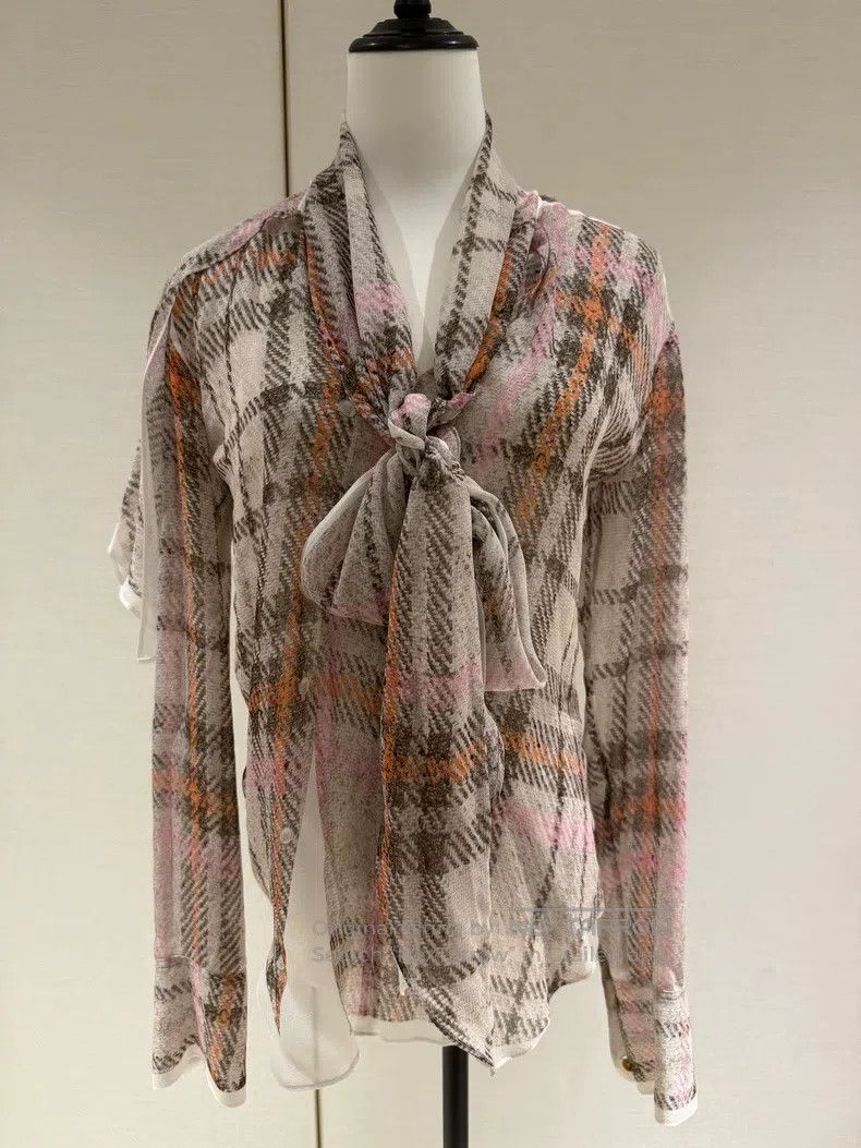 Acne Studios Acne Studios Ladies Printed Silk Shirt Size M / US 6-8 / IT 42-44 - 1 Thumbnail