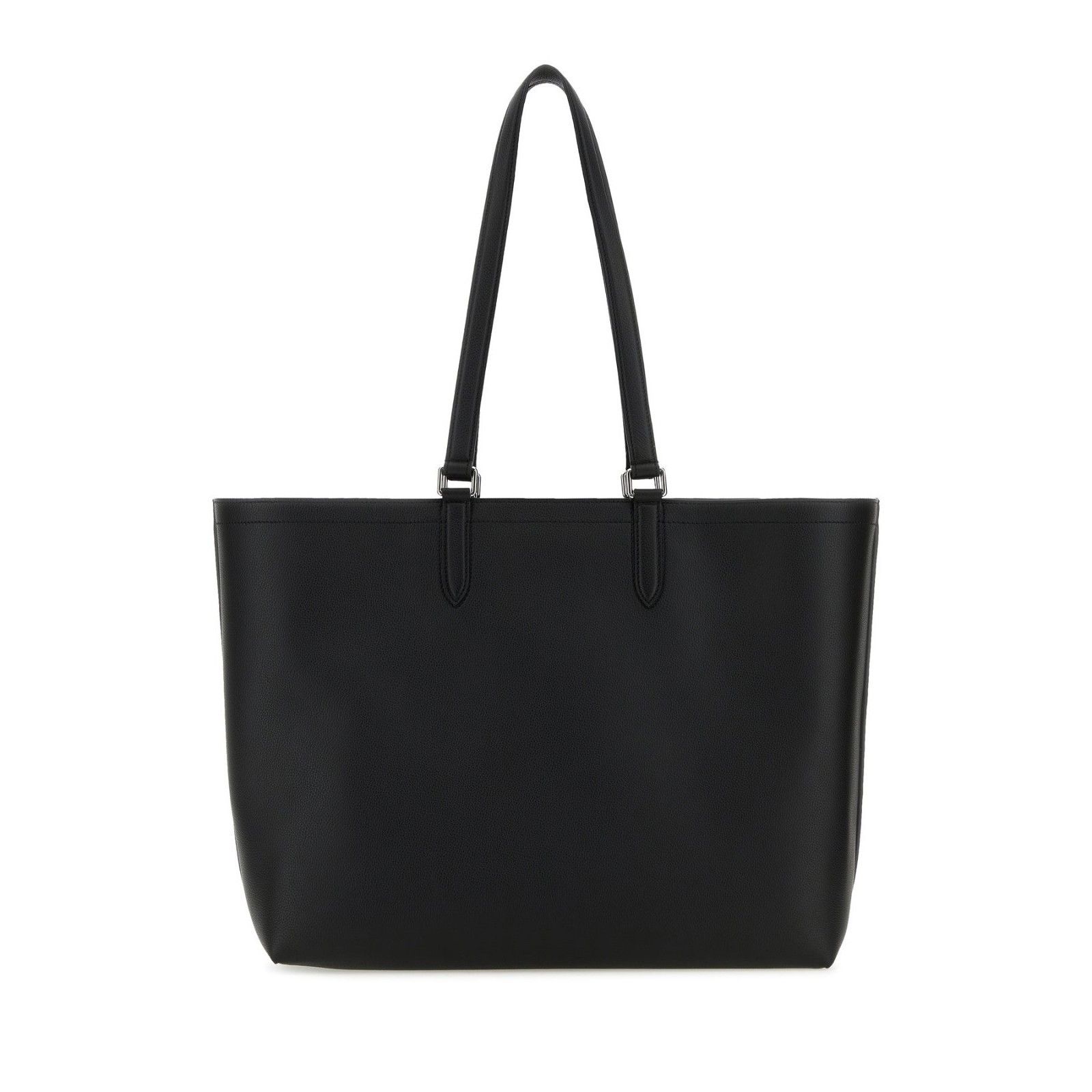 FENDI Roma Black Leather Shopper Shoulder Bag New And Authen