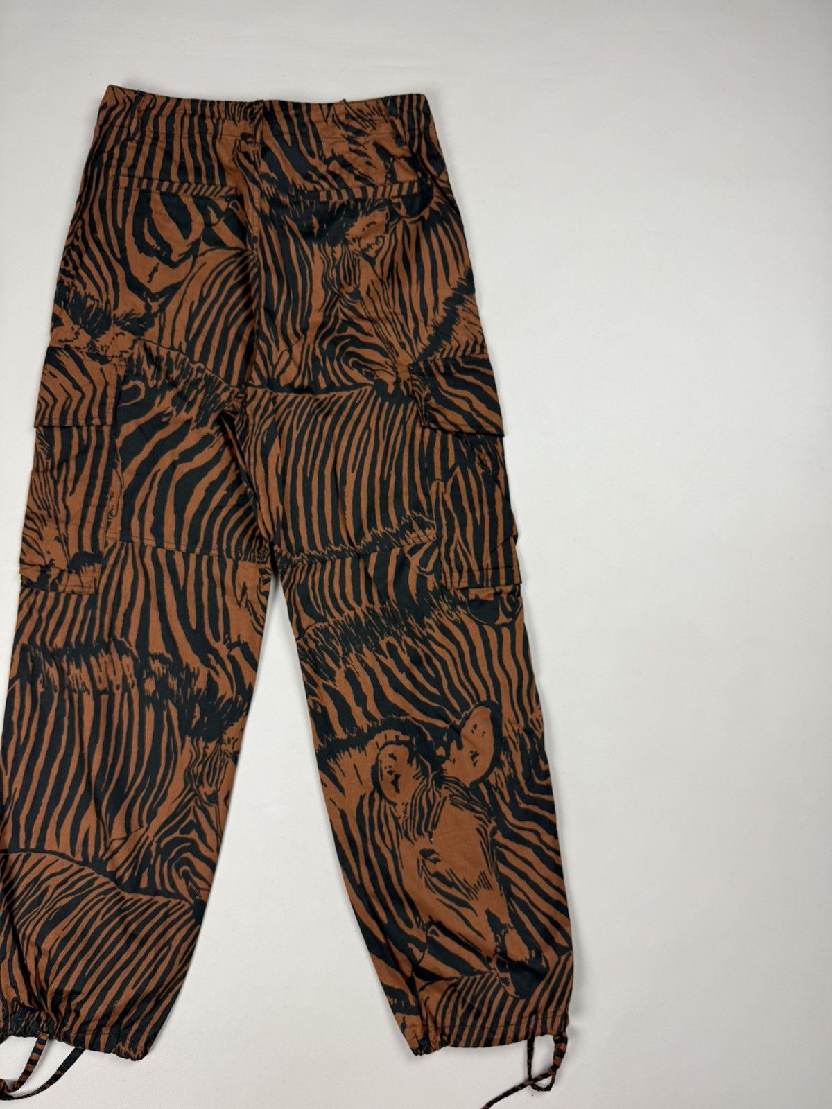 Weekend Max Mara Weekend Max Mara Ladies Zebra Pattern Cargo Pants Trousers Size 29" - 15 Thumbnail