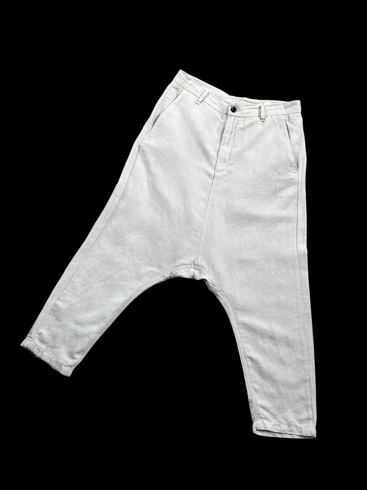 Designer × Hope Hope 🇸🇪 Linen Drop Crotch Pants Size US 31 - 1 Thumbnail