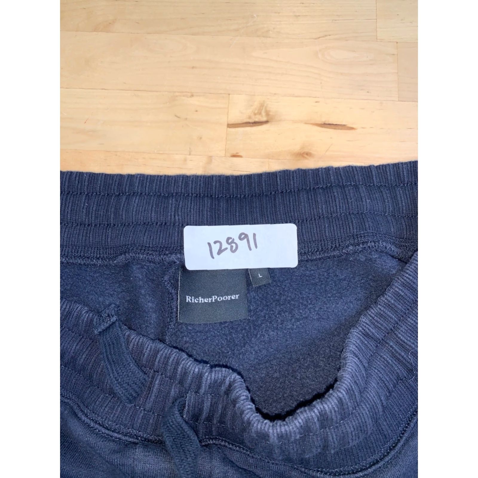 Richer Poorer Richer Poorer Sweat Shorts Men L Blue Casual Drawstring Size US 33 - 2 Thumbnail
