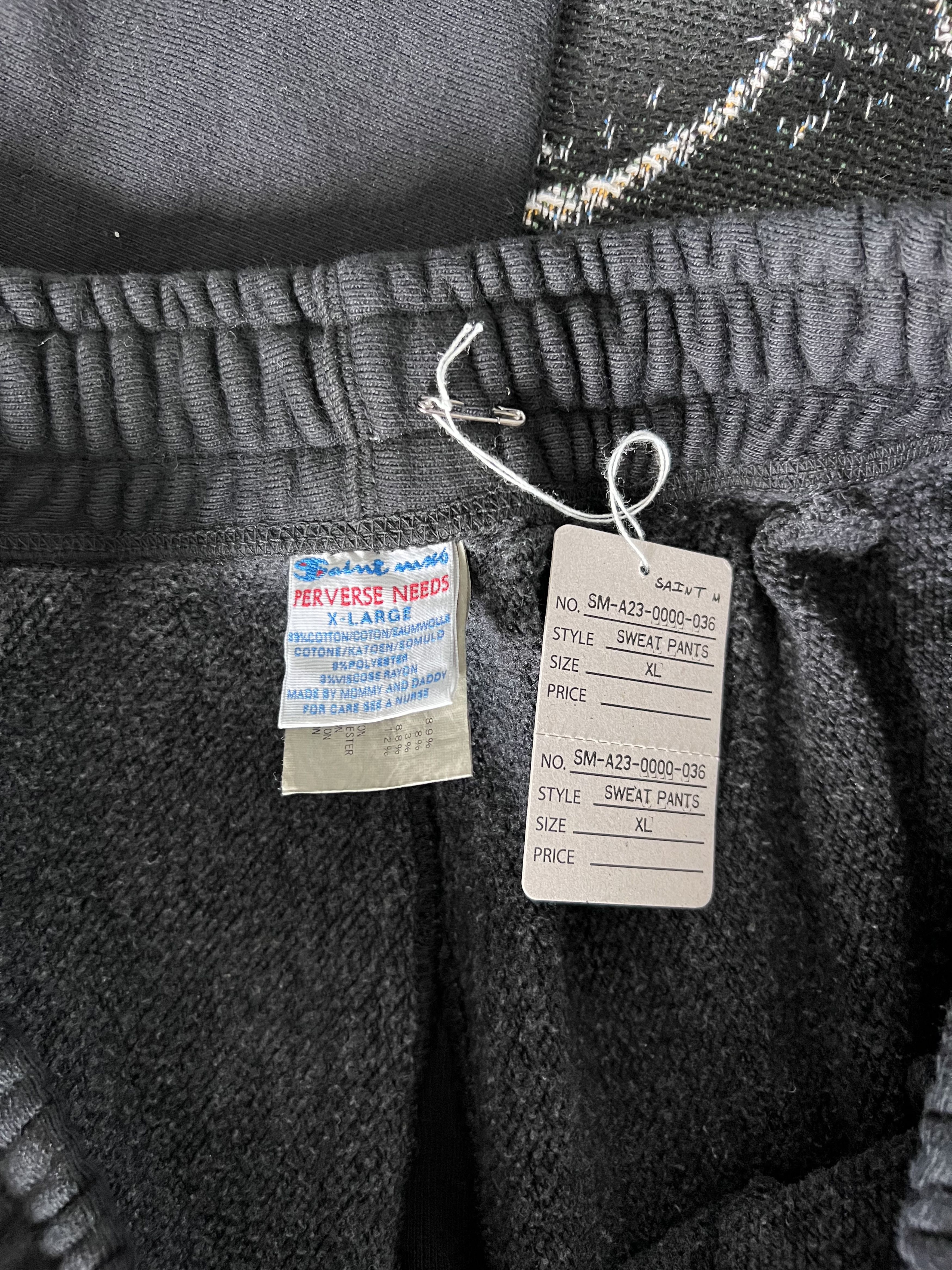 Saint Michael Saint Michael Arch Logo Sweatpants in Black Size US 36 / EU 52 - 7 Thumbnail