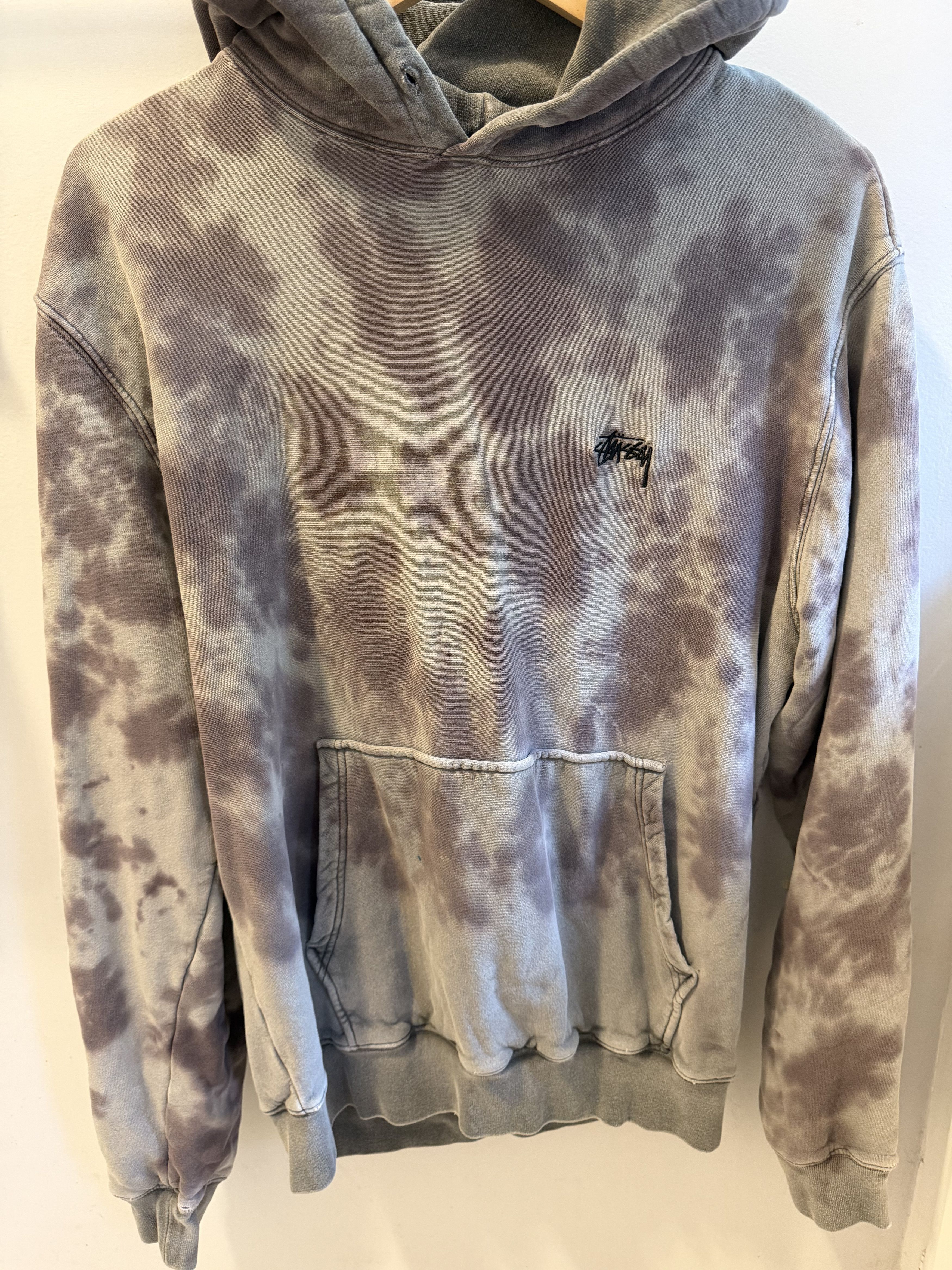 Stussy Stüssy Tie-Dye Hoodie | Washed / Distressed Size US M / EU 48-50 / 2 - 1 Thumbnail