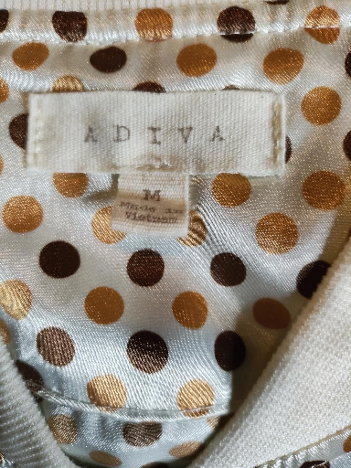 Adidas Adiva Medium Size Polka Dot Bomber Jacket Size M / US 6-8 / IT 42-44 - 6 Thumbnail