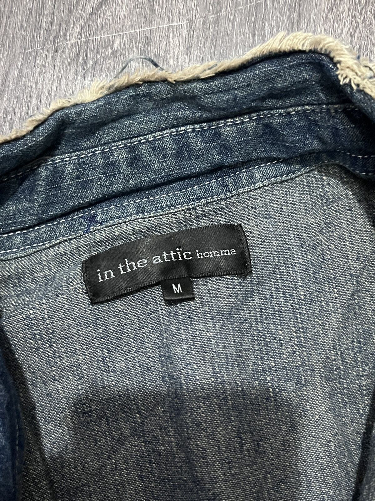 Hysteric Glamour In The Attic Vkei Embroided Union Jack Collar Denim Shirt Size US M / EU 48-50 / 2 - 11 Thumbnail