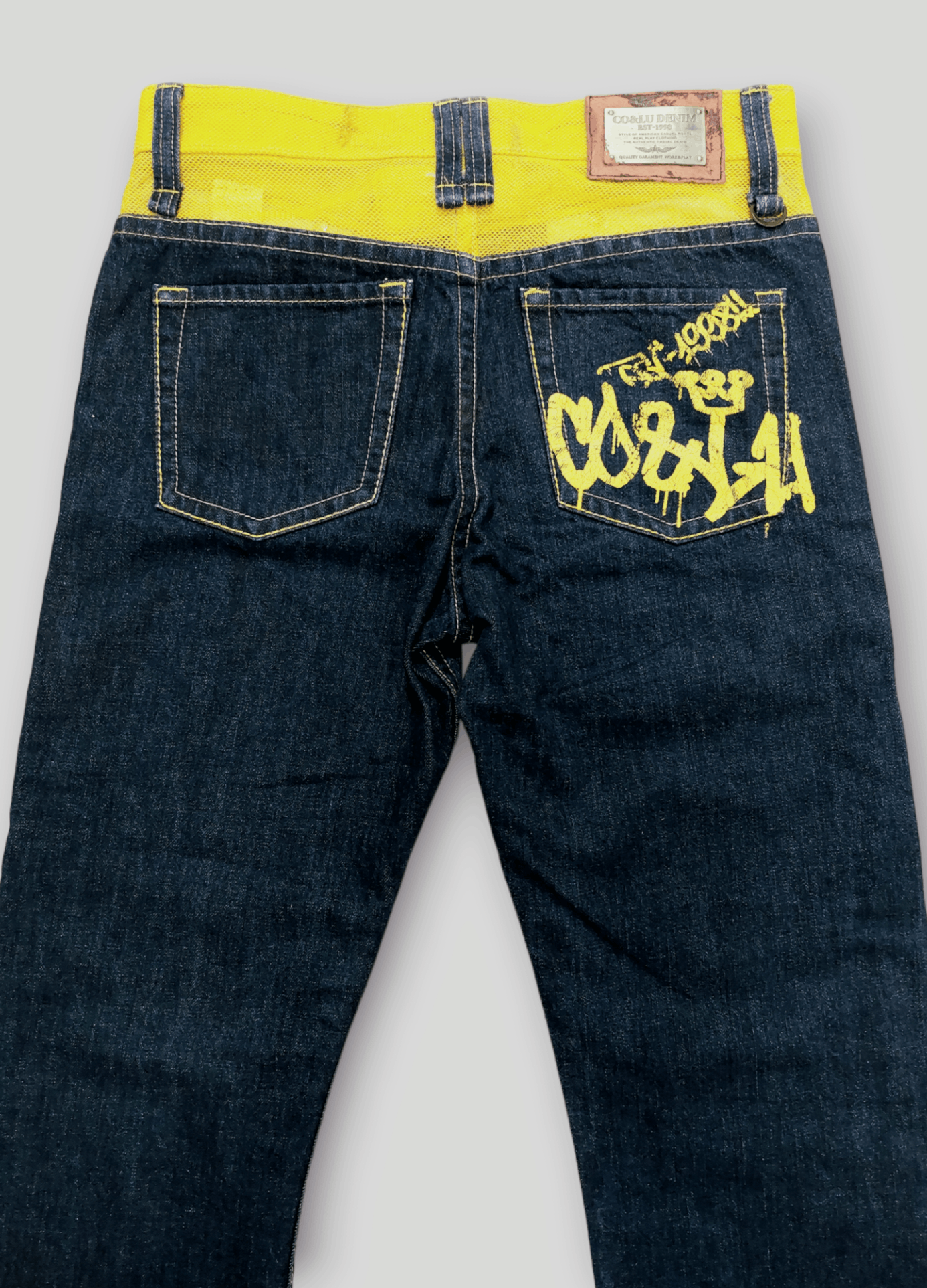 Japanese Co & Lu Pocket Logo Jeans
