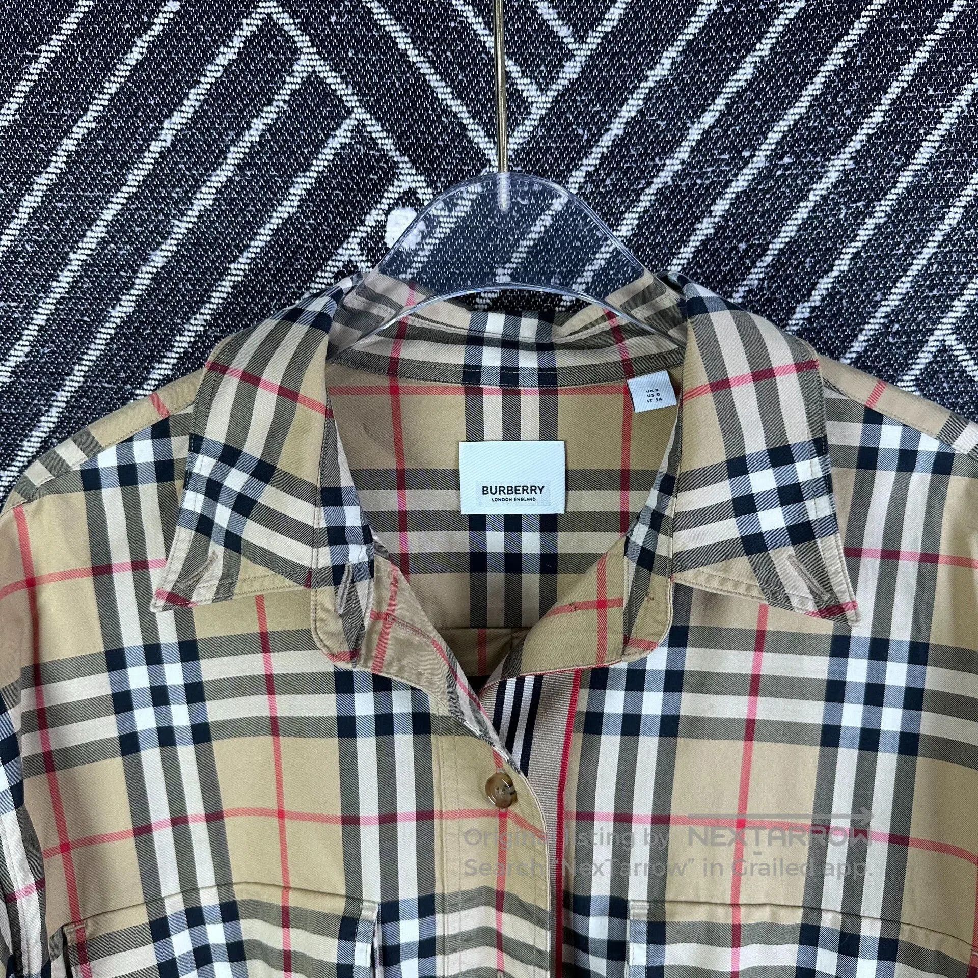 Burberry Burberry Plaid Shirt Women's UK2. Size M / US 6-8 / IT 42-44 - 6 Thumbnail