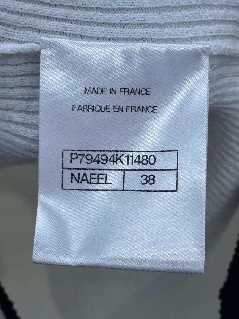 Chanel Chanel 25s black and white color-blocked knitted vest 2504- Size XS / US 0-2 / IT 36-38 - 6 Thumbnail