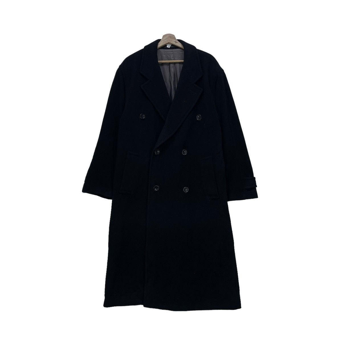 Strellson 🔥Italian Designer Strellson Over Coat Double Breast Black Size US L / EU 52-54 / 3 - 2 Thumbnail