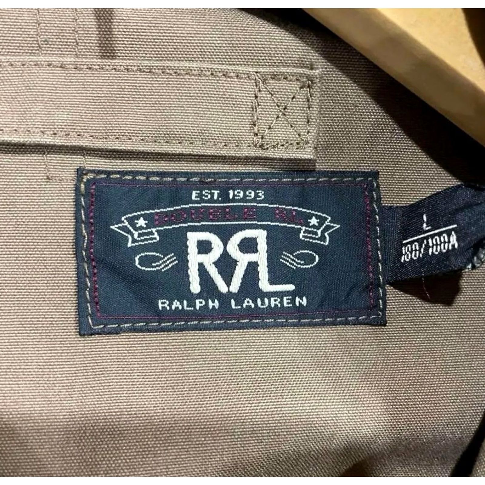 Ralph Lauren RRL Ralph Lauren Men's Sandoval Jacket Hunting Jacket Size L Brown Solid USED Jacket Size US L / EU 52-54 / 3 - 6 Thumbnail