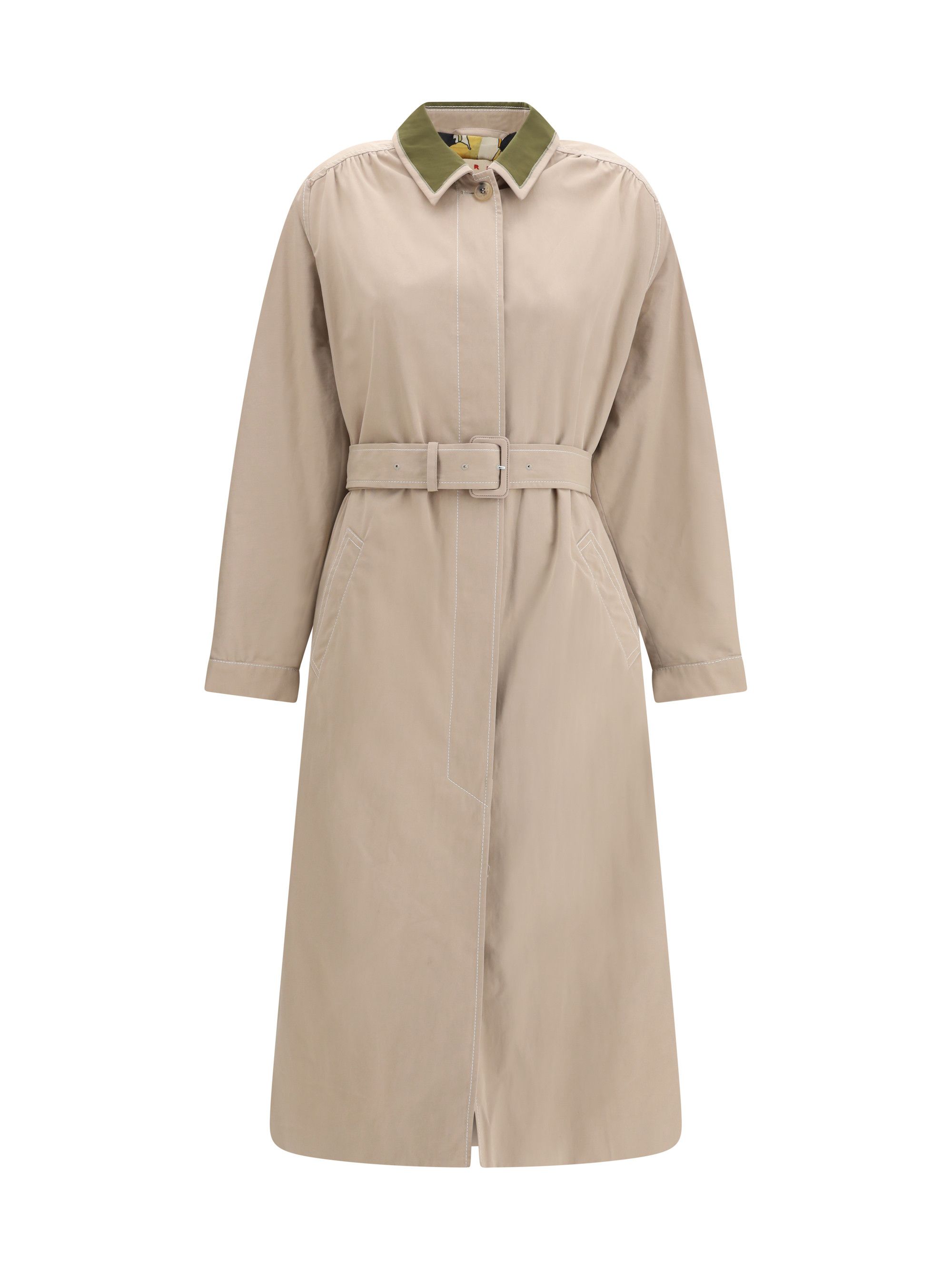 Marni Gabardine Trench Size M / US 6-8 / IT 42-44 - 1 Thumbnail