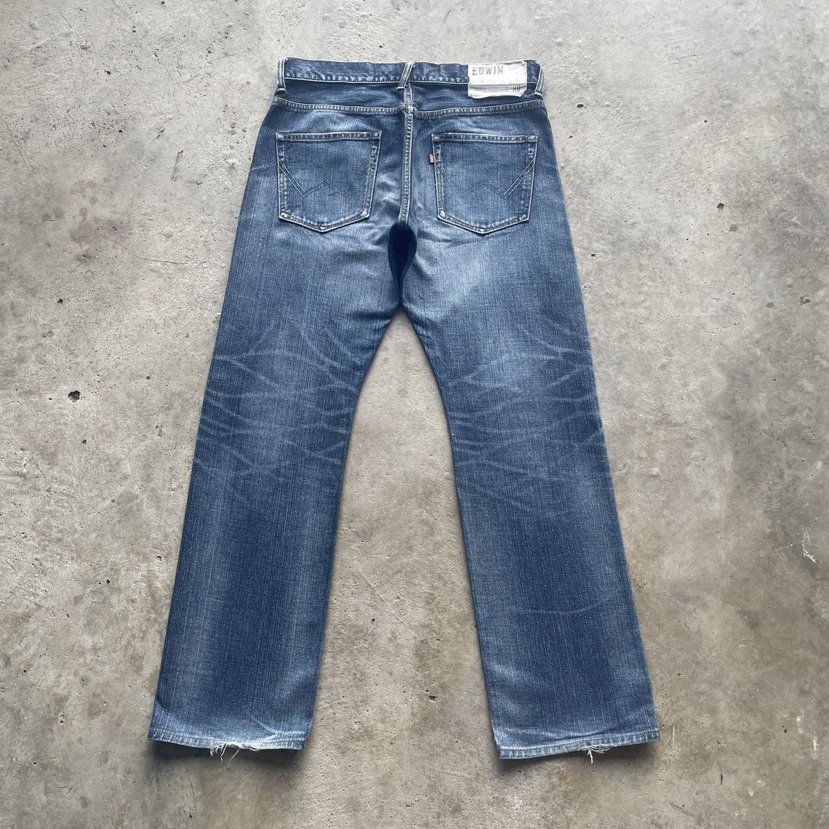 Edwin W33 Vintage Edwin XV Distressed Jeans Faded Denim Pants Size US 33 - 11 Thumbnail