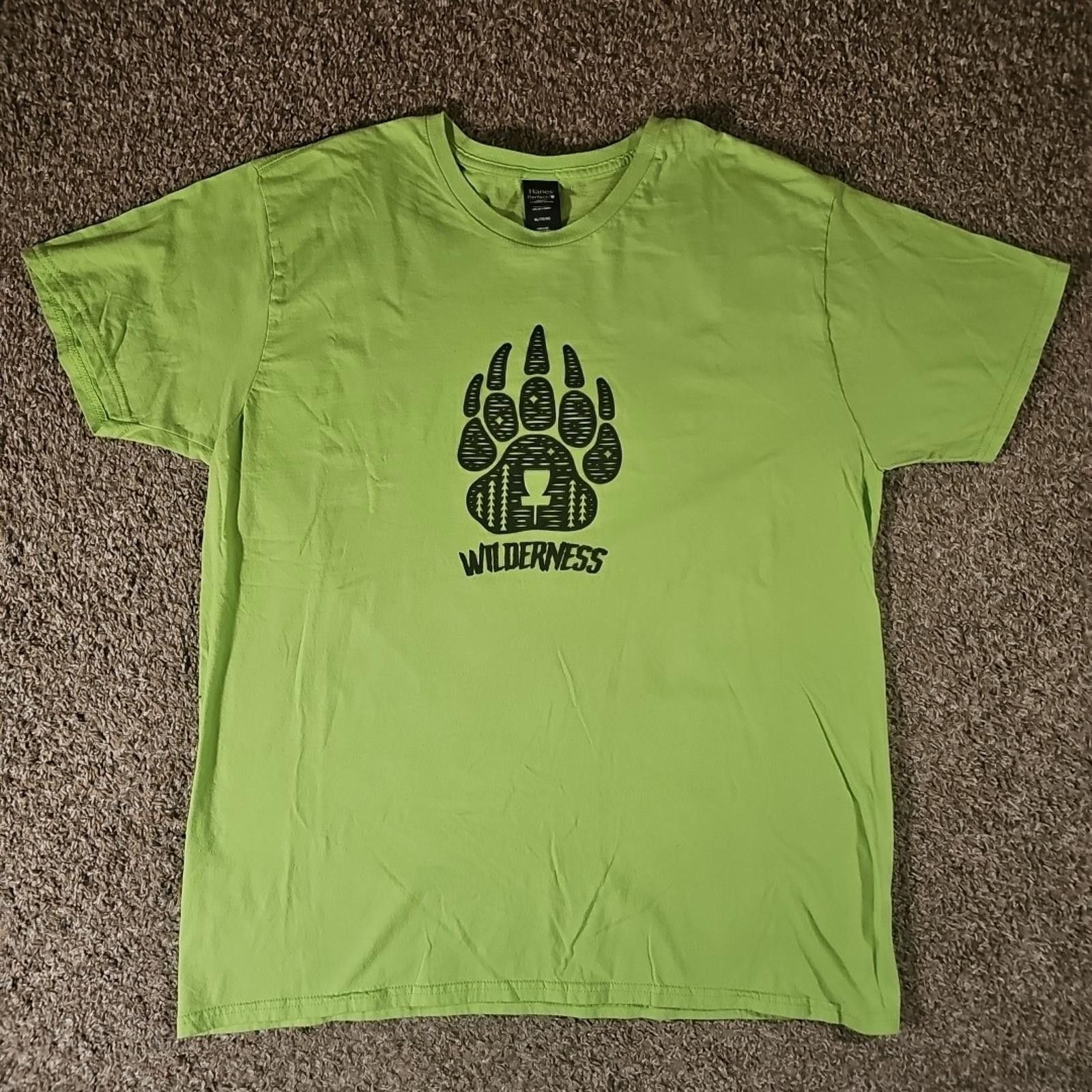 Hanes Hanes Perfect Green Wilderness Frisbee Golf Shirt XL Size US XL / EU 56 / 4 - 1 Thumbnail