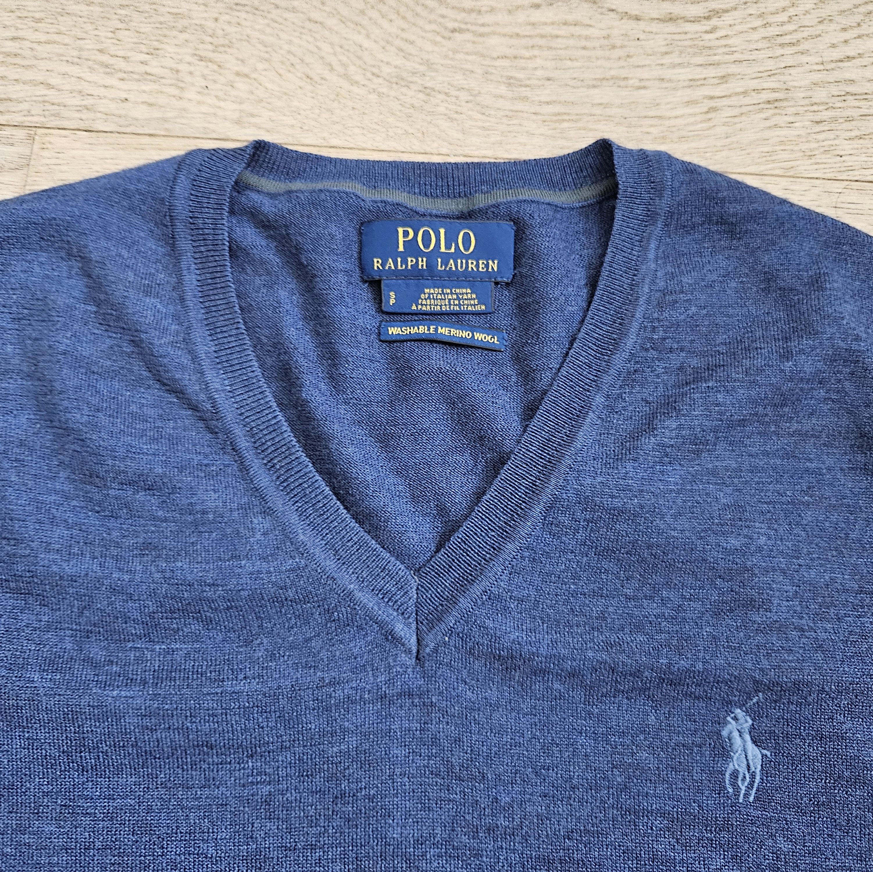 Polo Ralph Lauren Polo Ralph Lauren Merino Wool V-Neck Sweater,Size SP / Small Size US S / EU 44-46 / 1 - 2 Thumbnail