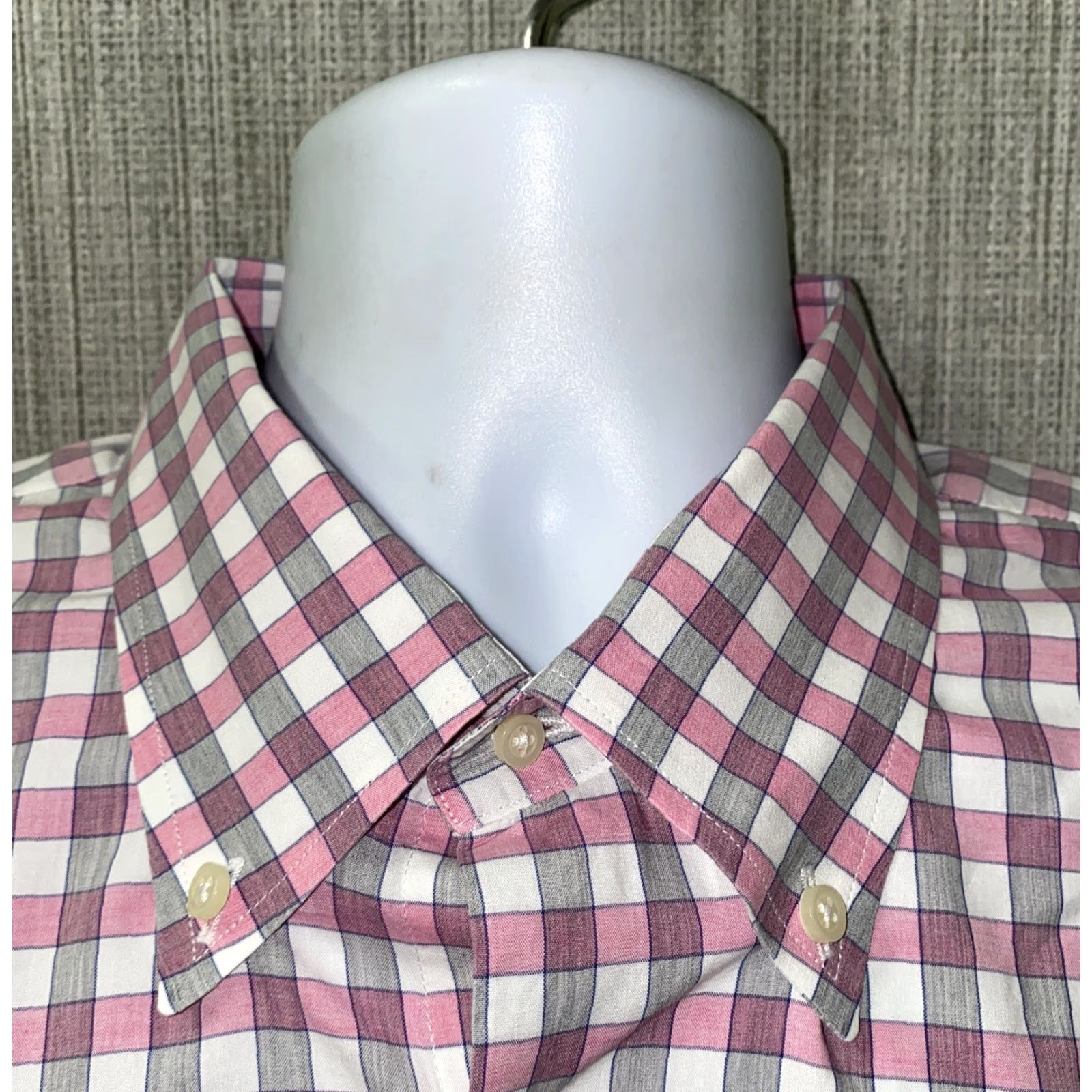 Peter Millar Peter Millar Mens Multi Color Checkered Long Sleeve Button Front Shirt XL Size US XL / EU 56 / 4 - 3 Thumbnail