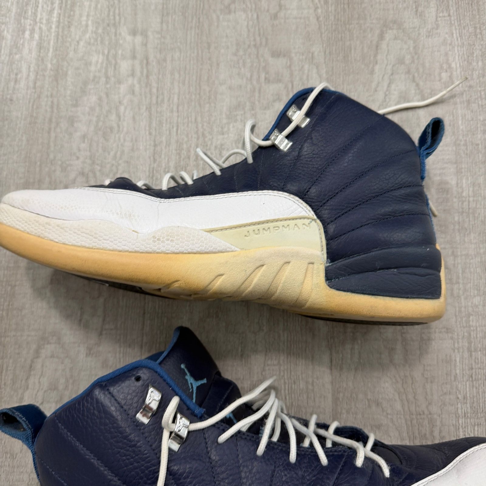 Jordan Brand Nike Air Jordan 12 Retro Obsidian 2012 Men's 13 University Size US 13 / EU 46 - 3 Thumbnail