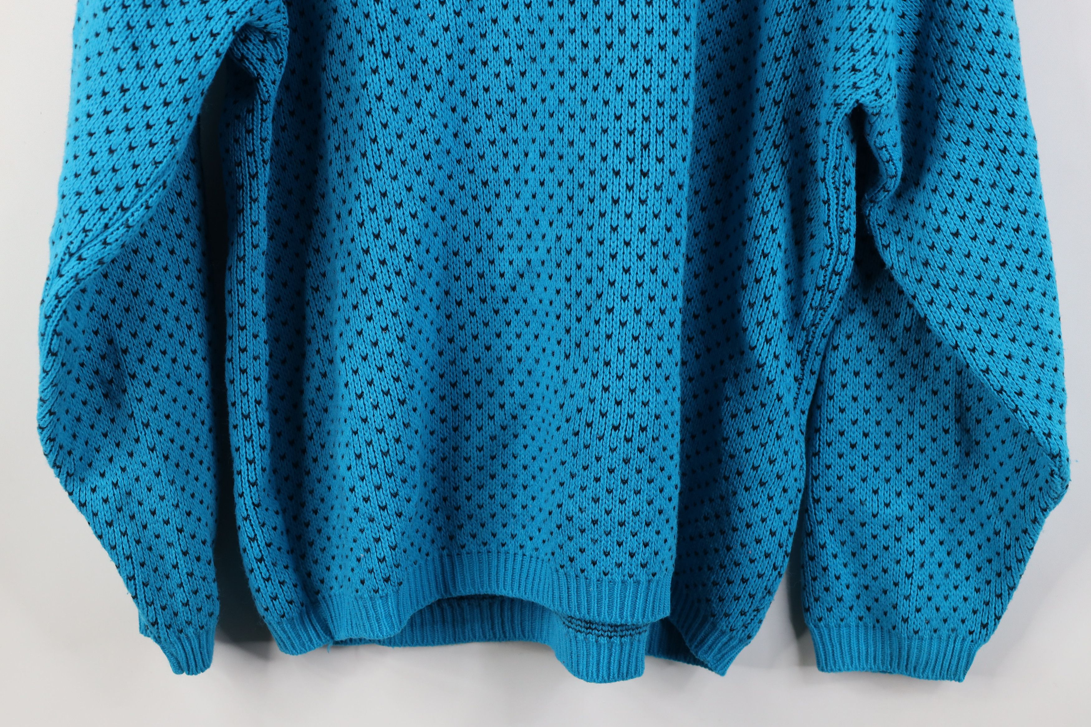 Vintage Vintage 80s 90s Streetwear Fair Isle Knit Sweater Blue Size XL / US 12-14 / IT 48-50 - 11 Thumbnail