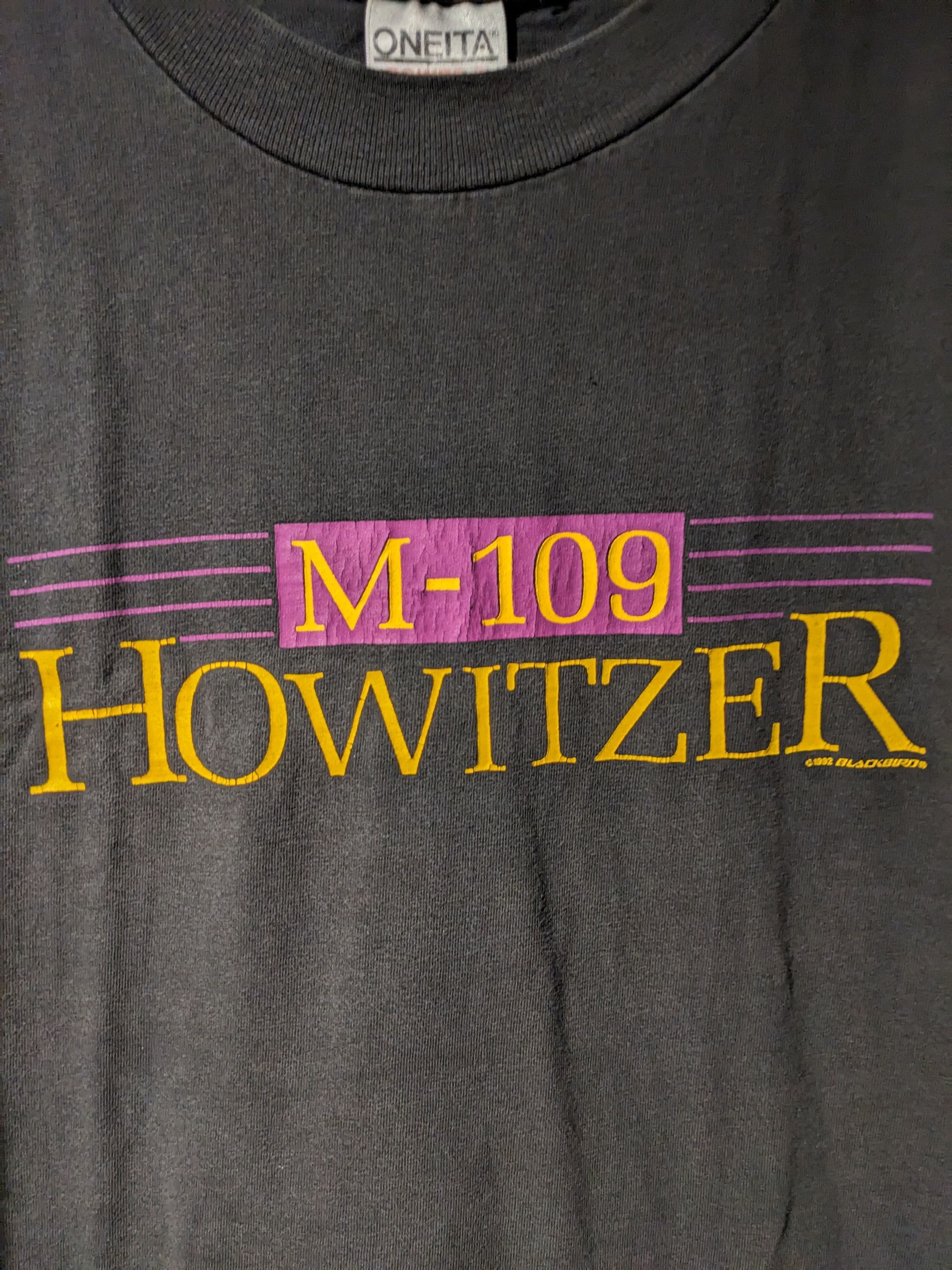 Vintage Vintage 1992 M-109 Howitzer Tank Military Large T-Shirt Size US L / EU 52-54 / 3 - 5 Thumbnail