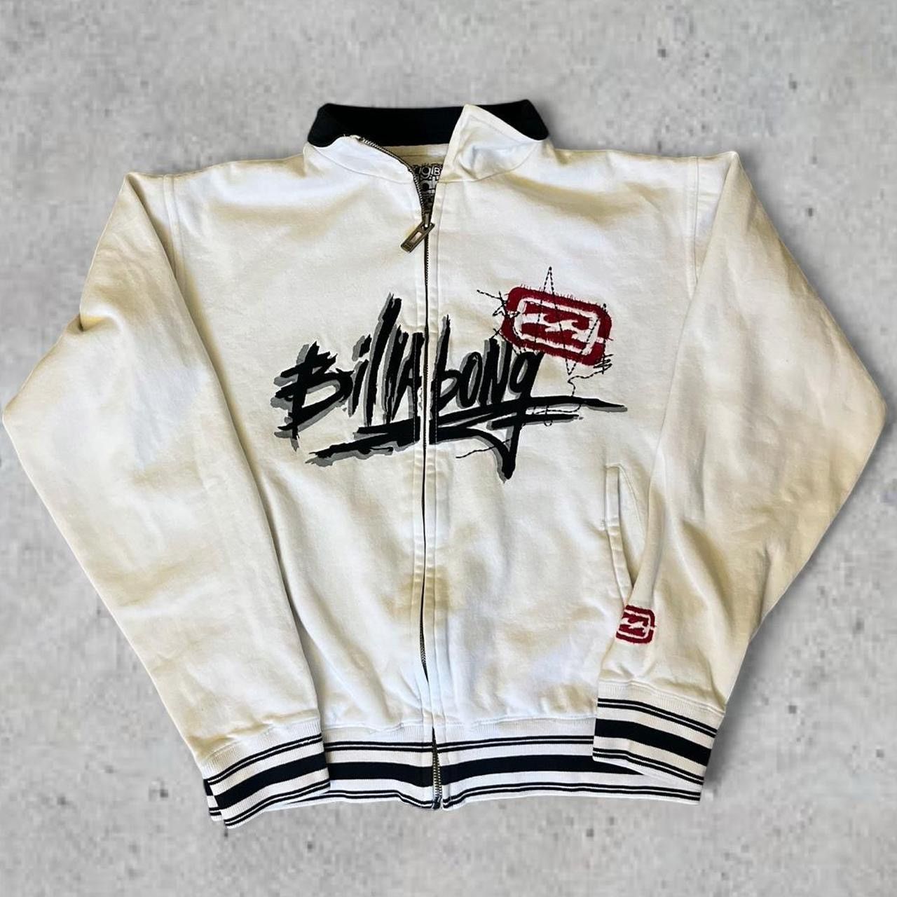 Billabong Vintage Billabong white zip up jacket Size US S / EU 44-46 / 1 - 2 Thumbnail