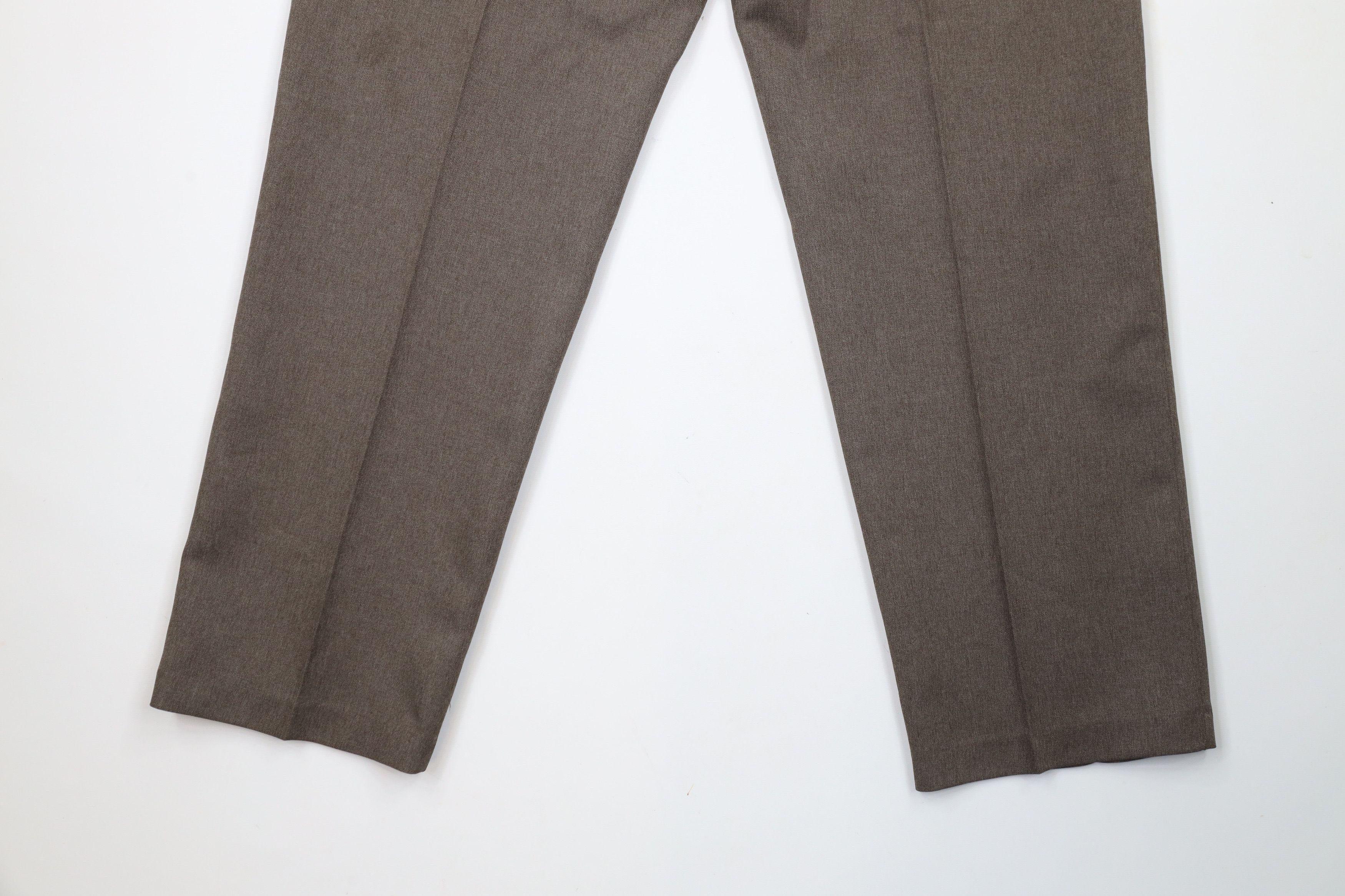 Levi's × Vintage Vintage 90s Levis Knit Flared Chino Pants Heather Brown Size US 36 / EU 52 - 13 Thumbnail