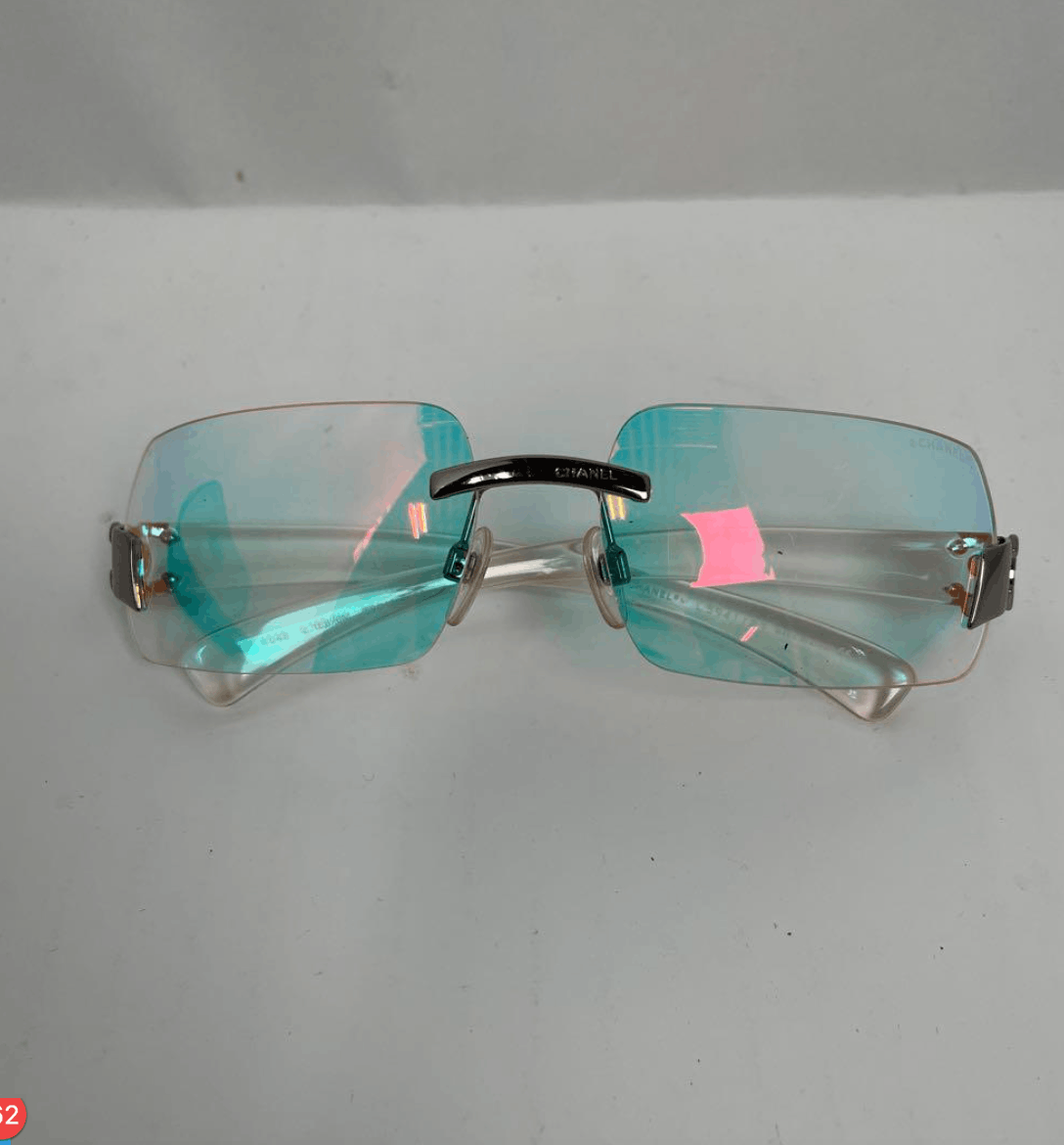 Chanel Chanel Sunglasses 4048 CC 4017 Rimless Holographic Colorful Size ONE SIZE - 1 Thumbnail