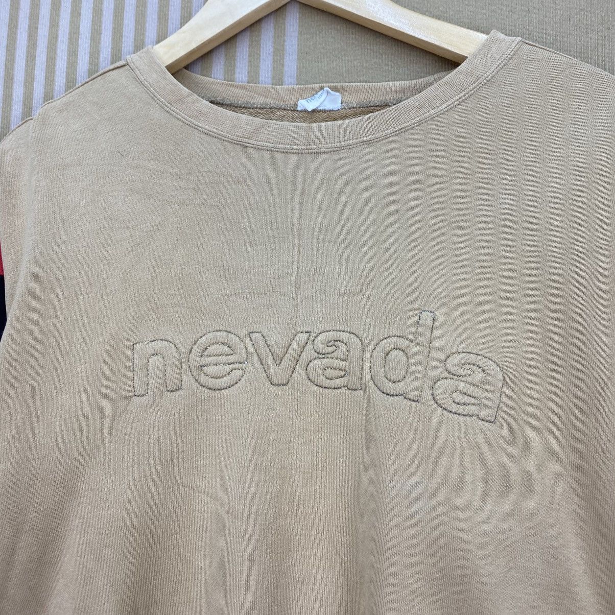 Japanese Brand 🫶 Nevada embroidered crewneck sweatshirt Size US M / EU 48-50 / 2 - 4 Thumbnail