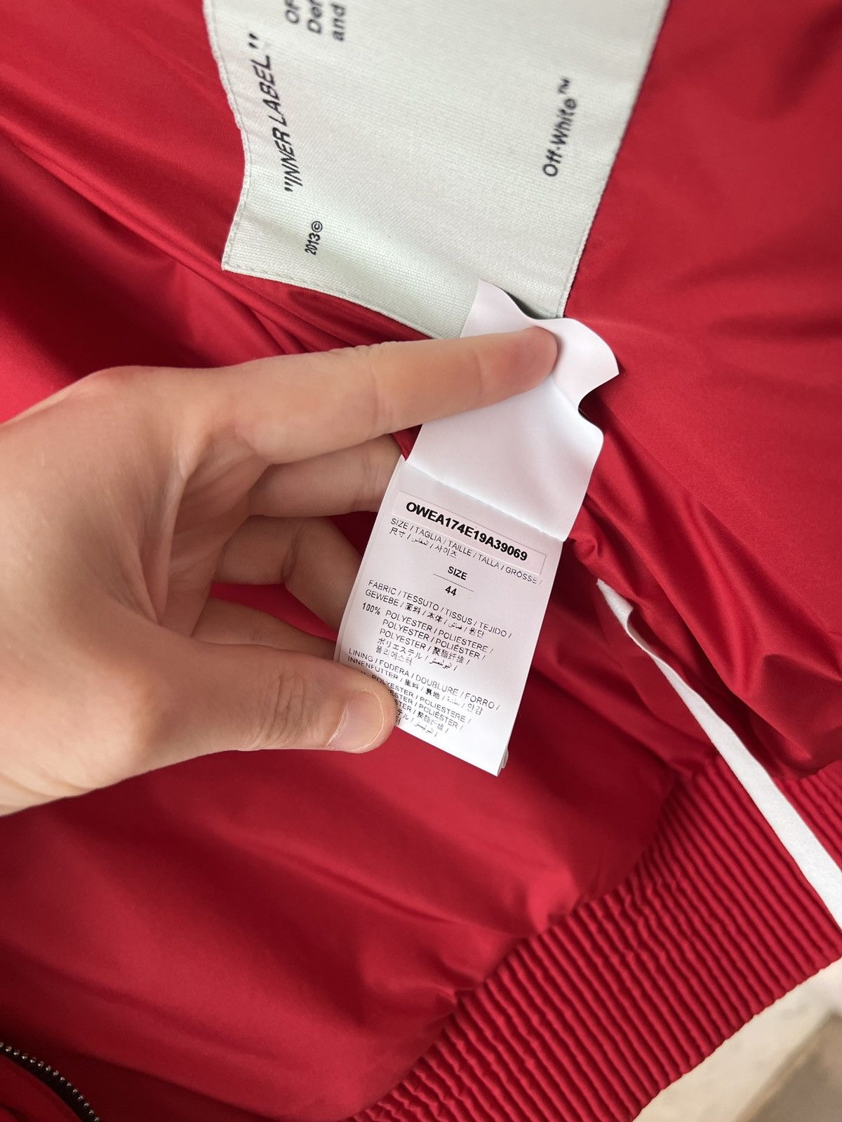 Off-White Off White Red Downjacket Size US S / EU 44-46 / 1 - 24 Thumbnail
