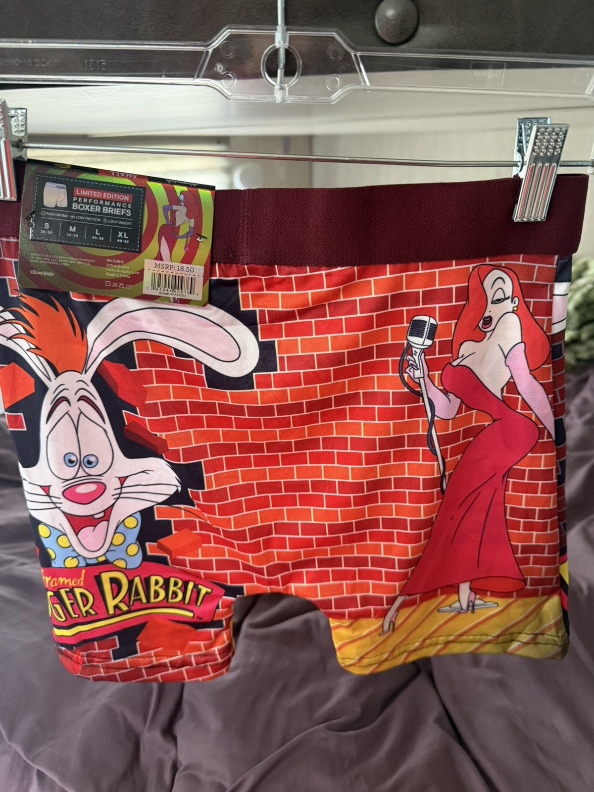 Aeropostale Aeropostale “Who Framed Roger Rabbit” Boxer Briefs Size 30 - 2 Thumbnail
