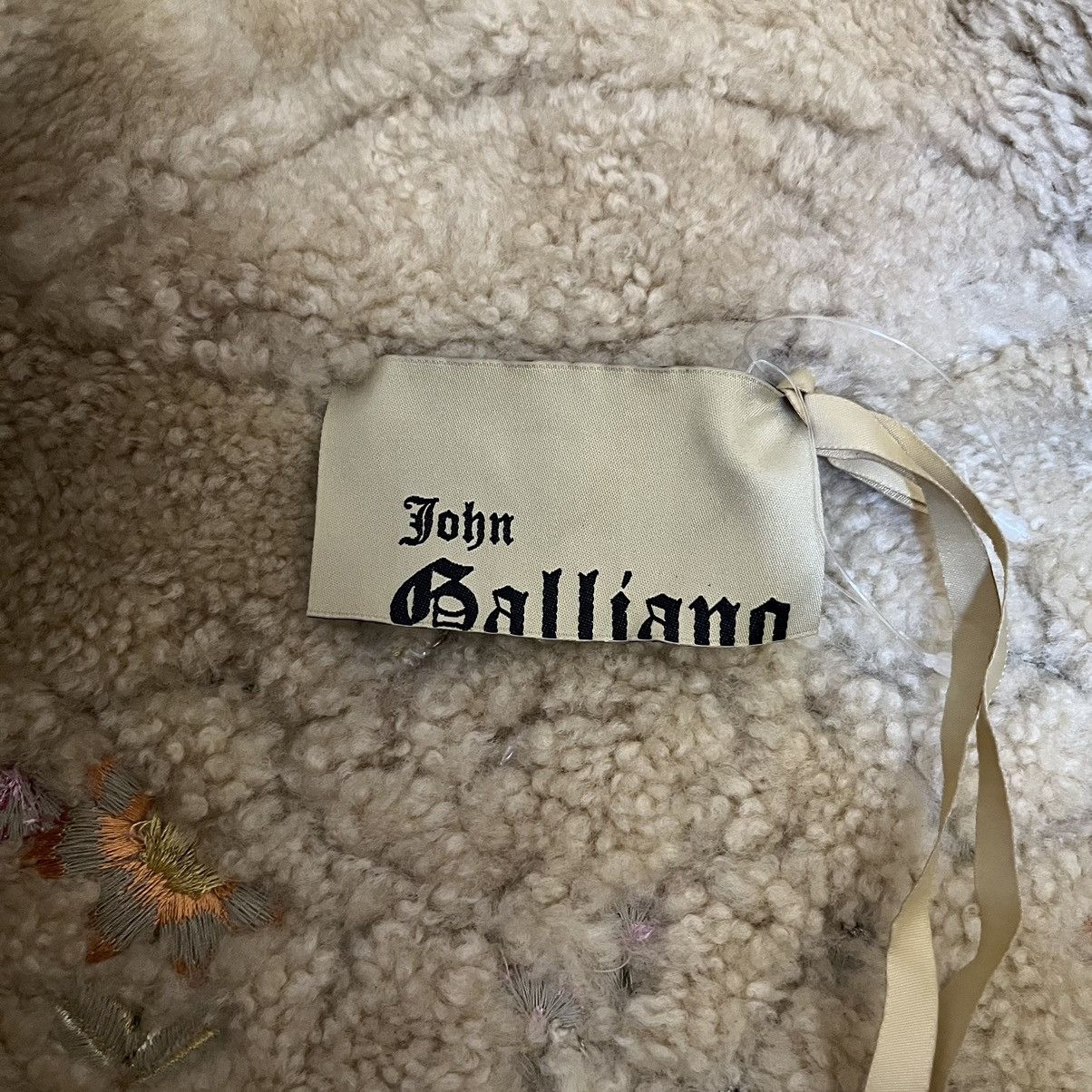 John Galliano 2000's John Galliano Shearling Sherpa Jacket Size S / US 4 / IT 40 - 7 Thumbnail