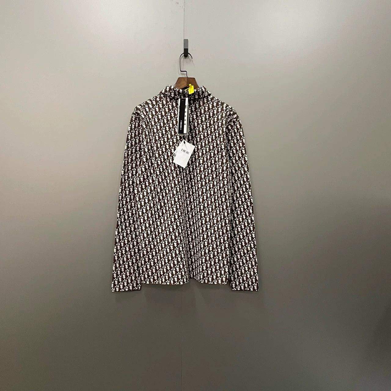 Dior Dior Brown All-Over Monogram Shirt Size US M / EU 48-50 / 2 - 2 Thumbnail