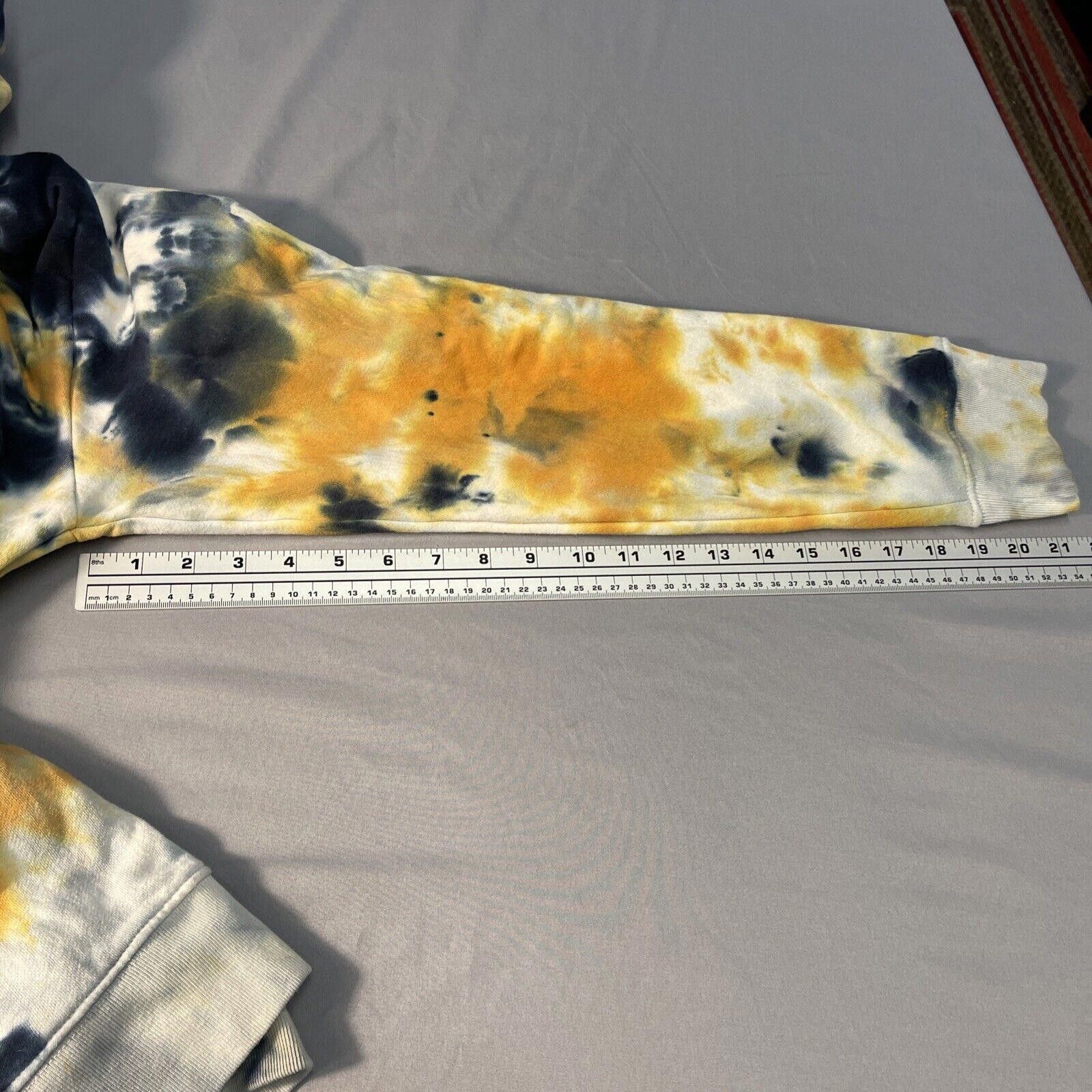 Designer WXYZ Tie Dye Pullover Hoodie Mens Size L Cotton VIBES Size US 34 / EU 50 - 8 Thumbnail